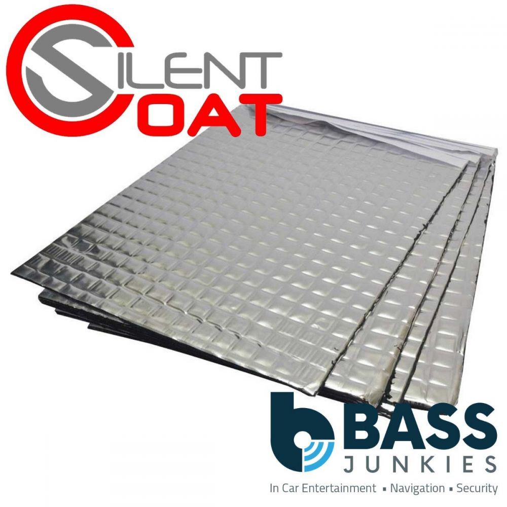 Silent Coat Extra 12 Sheets x 4mm Sound Deadening Mat Volume Pack