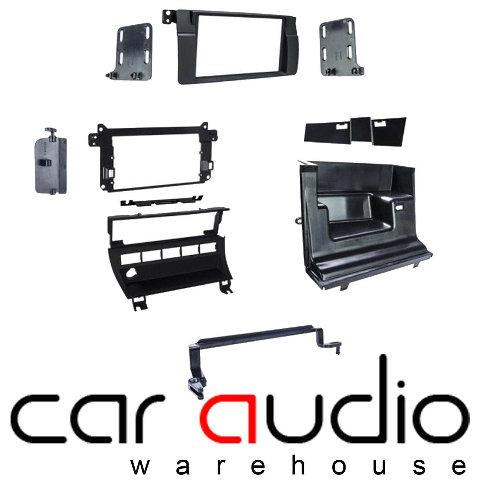 Connects2 CT23BM17 BMW 3-Series 1999 - 2005 Car Stereo Double Din Fascia Panel & Cage Kit