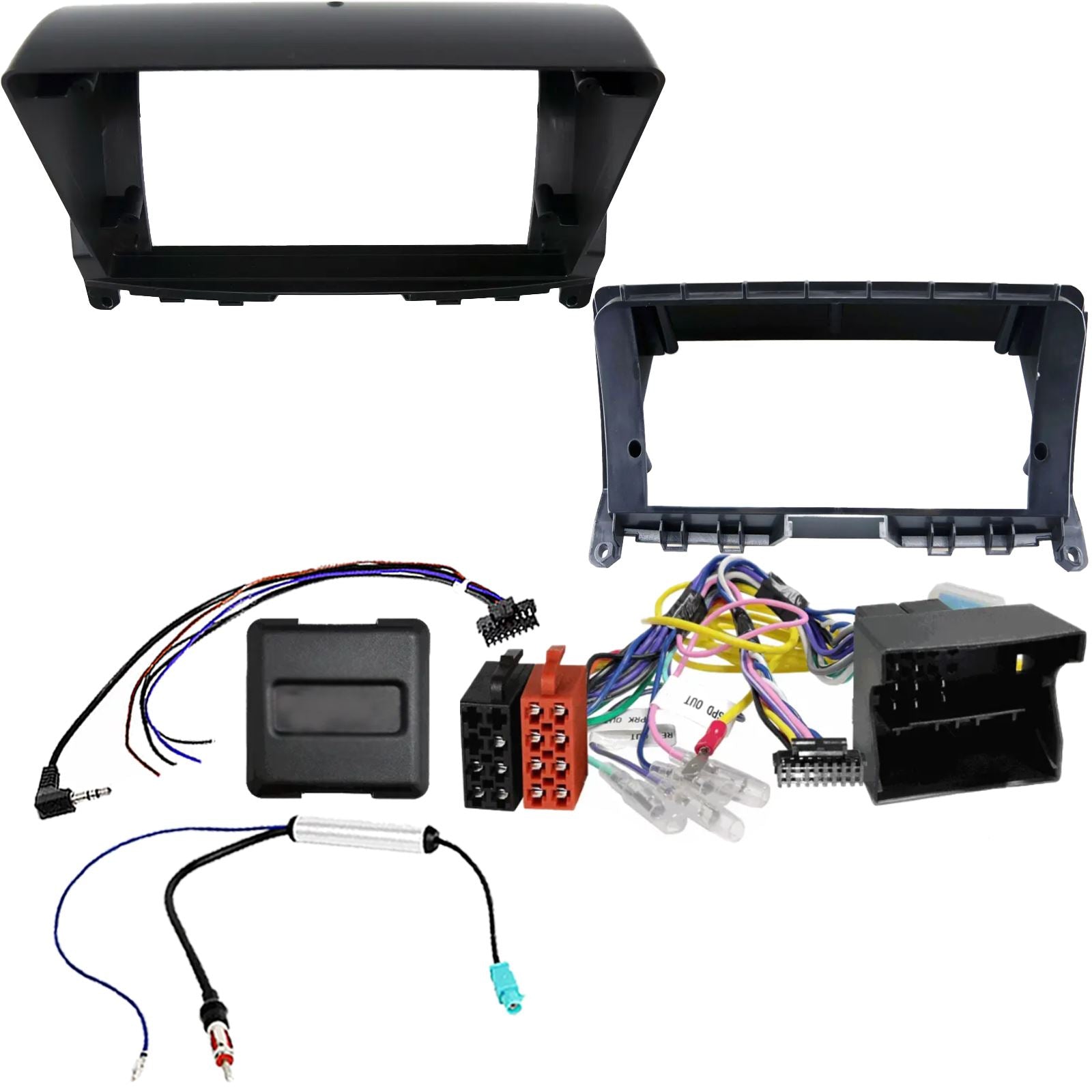 For Mercedes C Class W204 07 -14 Fascia Panel Interface for 9" Android Car Radio