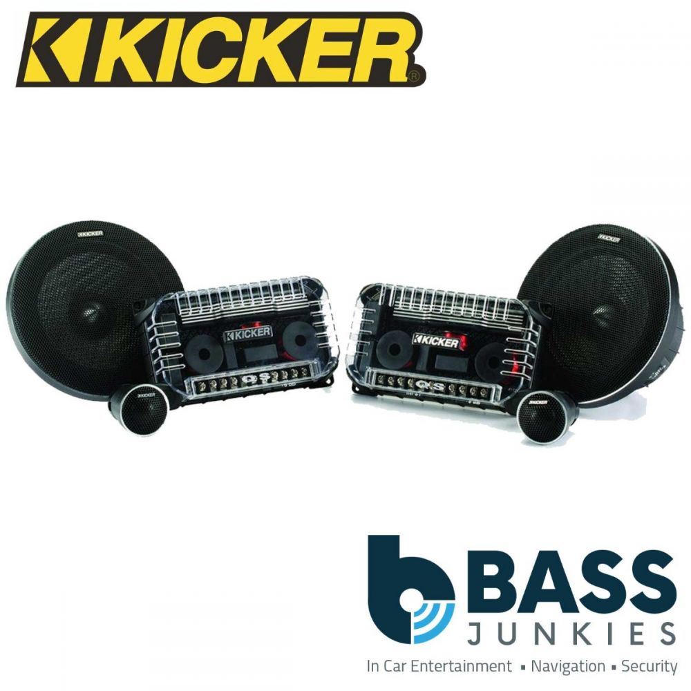 Kicker QSS674 - 6.75" 17cm 200 Watts 2 Way Component Car Van Speakers