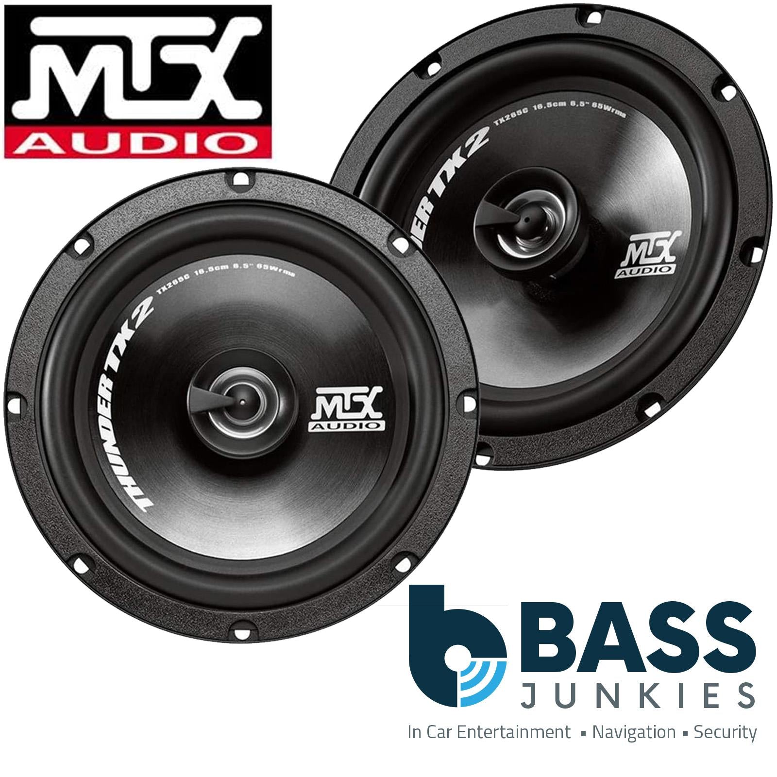 MTX TX265C 6.5" Inch 520 Watts 2 Way Front Rear Door Car Van Shelf Speakers Pair