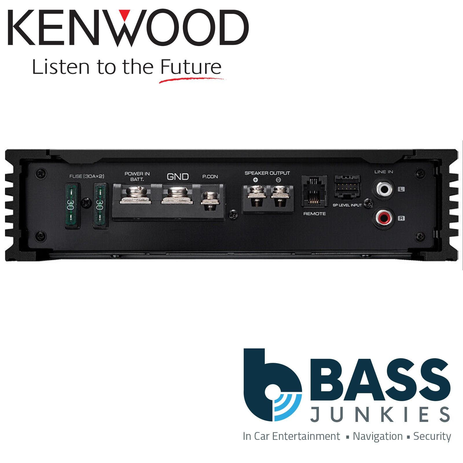 KENWOOD X502-1 - 1500 WATTS X-SERIES CLASS D MONO CHANNEL POWER AMPLIFIER