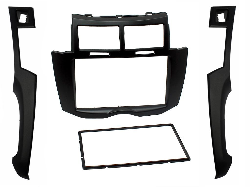 Car Stereo Radio Double Din Fascia Panel For A Toyota Yaris MK2 2007 On