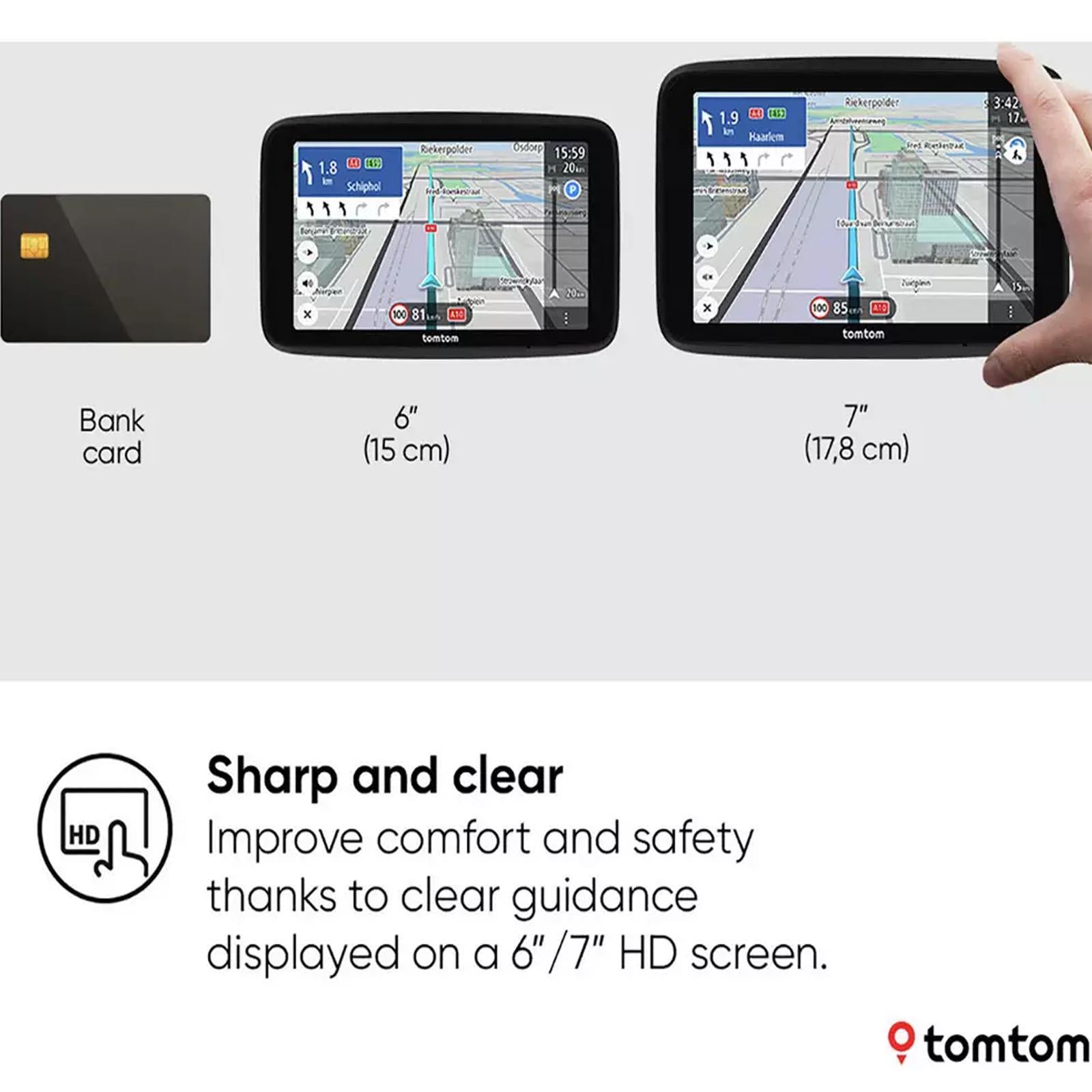 TomTom GO Expert Plus 6" HGV Truck GPS Sat Nav Portable Navigation Europe WiFi