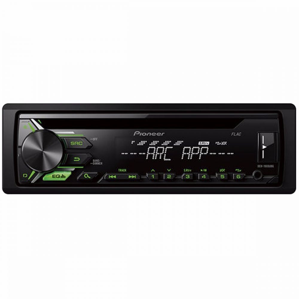 Pioneer DEH-1900UBG - Car stereo with RDS tuner, CD, USB and Aux-In.