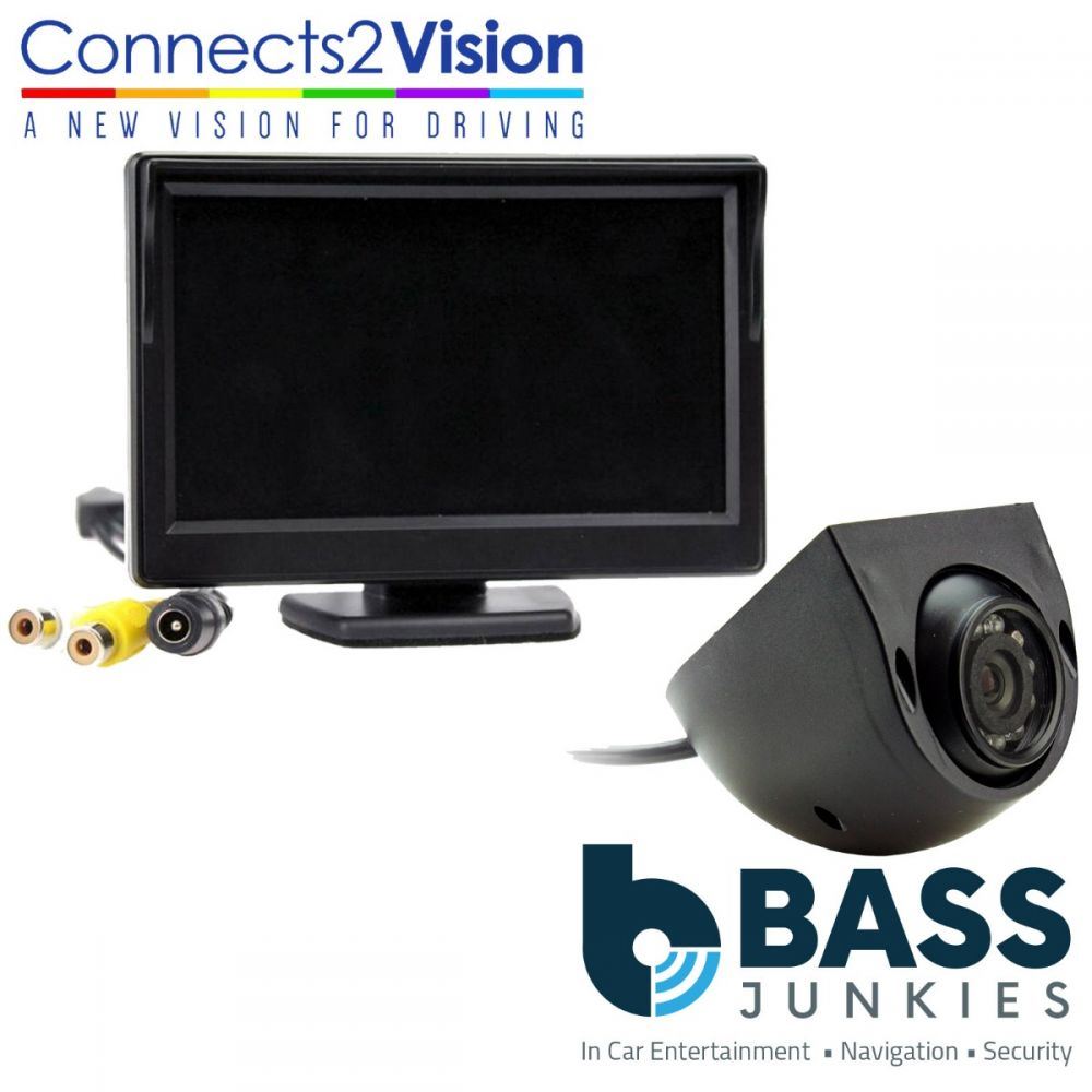 Connects2 CAM-32 Universal Van Camper Rear Reverse Camera & 5" Dash Mount Screen Kit