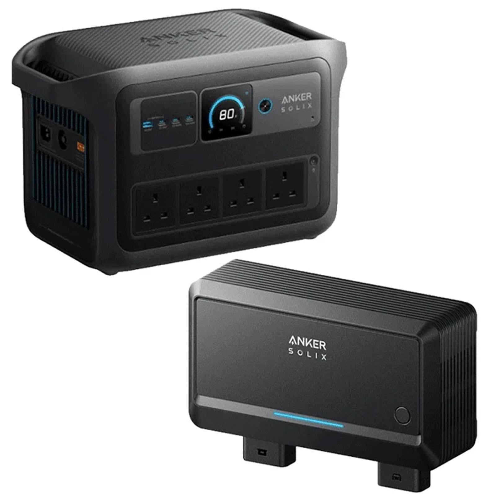 Anker SOLIX C1000 Gen 2 Portable Power Station + 800W Alternator Charger Bundle