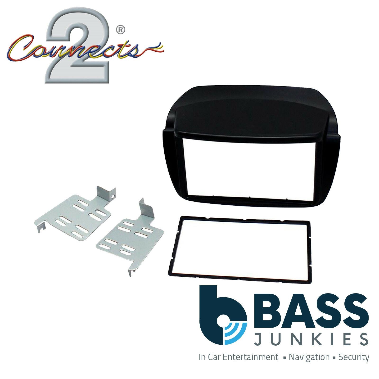 Connects2 CT23FT15 Fiat Doblo Vauxhall Combo Car Stereo Double Din Fascia Panel & Cage Kit