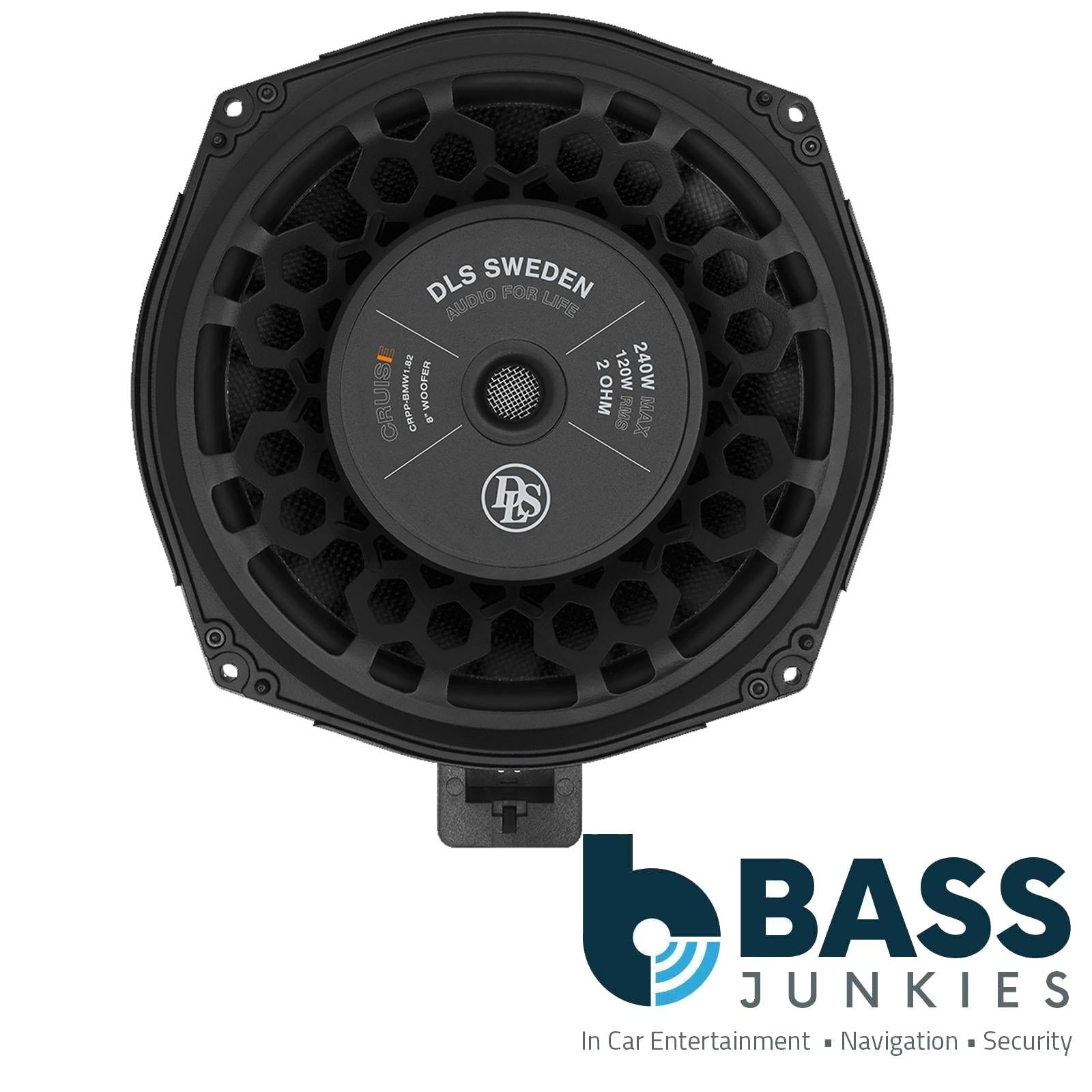 DLS CRPP‑BMW1.82 - BMW 3 series 2005 On 8" 20cm 480 Watts Underseat Car Subwoofer