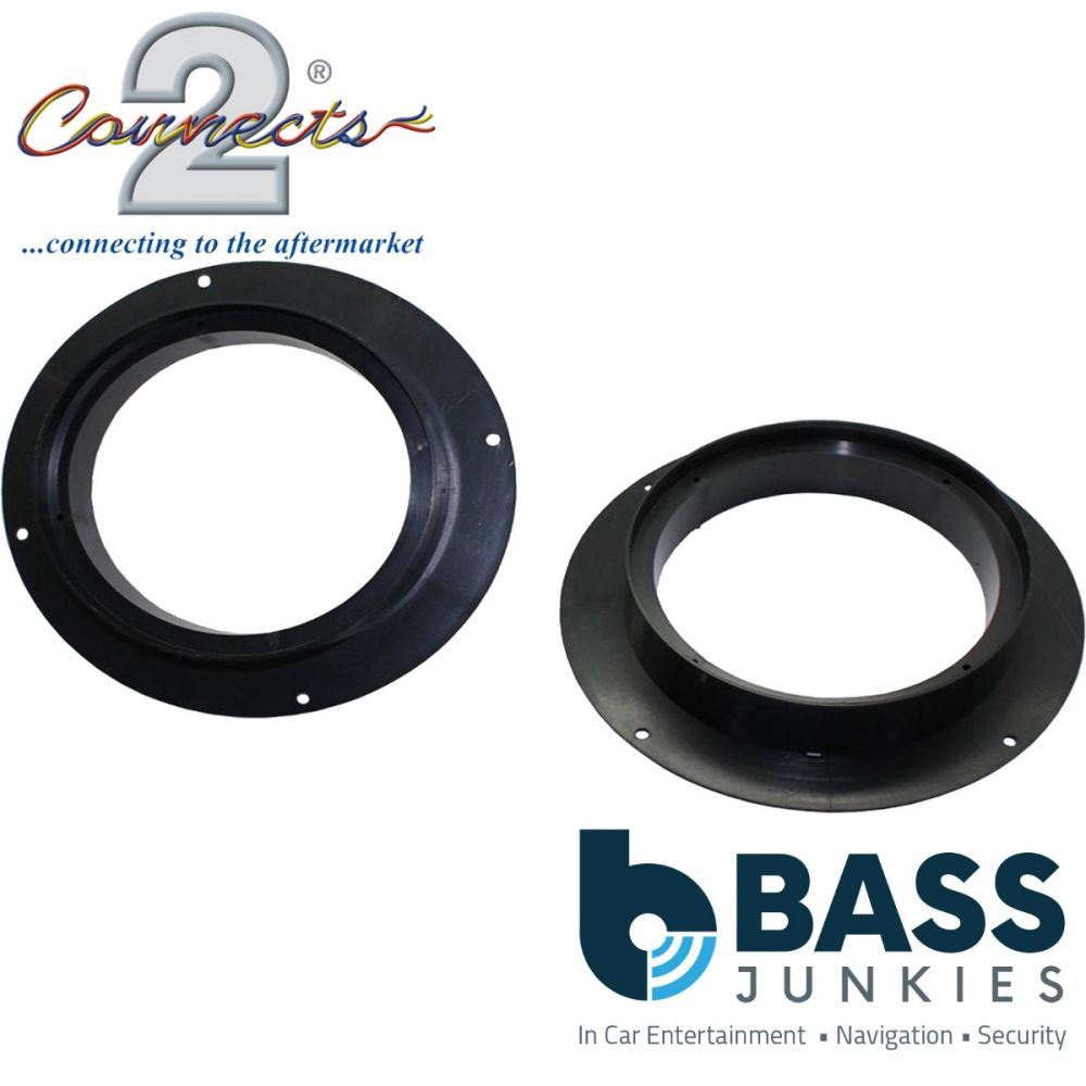 Connects2 CT25ST07 - Seat Leon 5F 2013 Onwards 165mm 6.5" Front Door Speaker Adapter Brackets