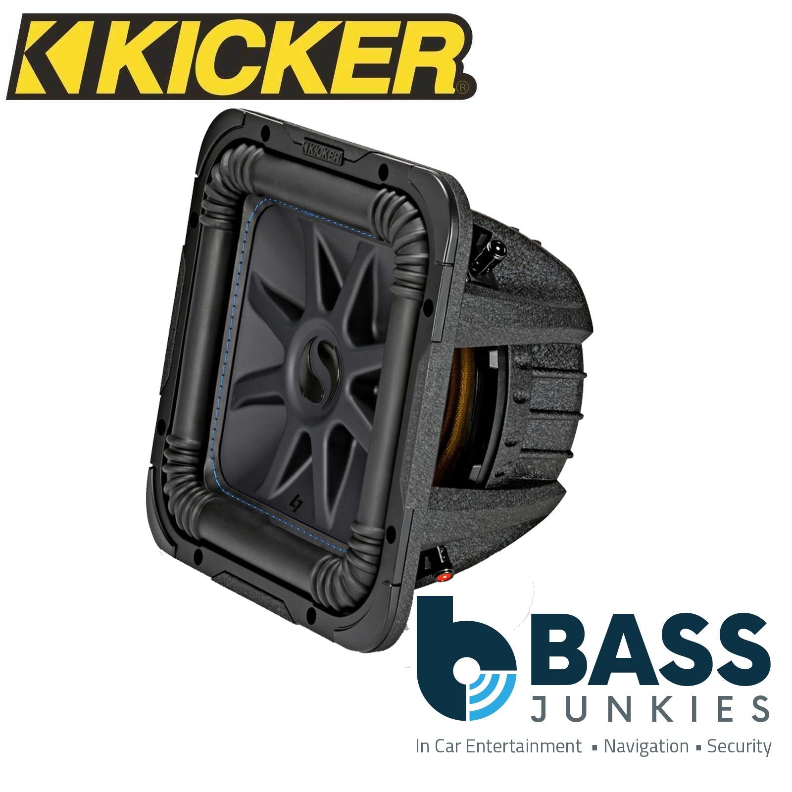 Kicker 44L7S102 - 1200 Watts 10" Solo-Baric L7S Square 2 Ohm Car Sub Subwoofer