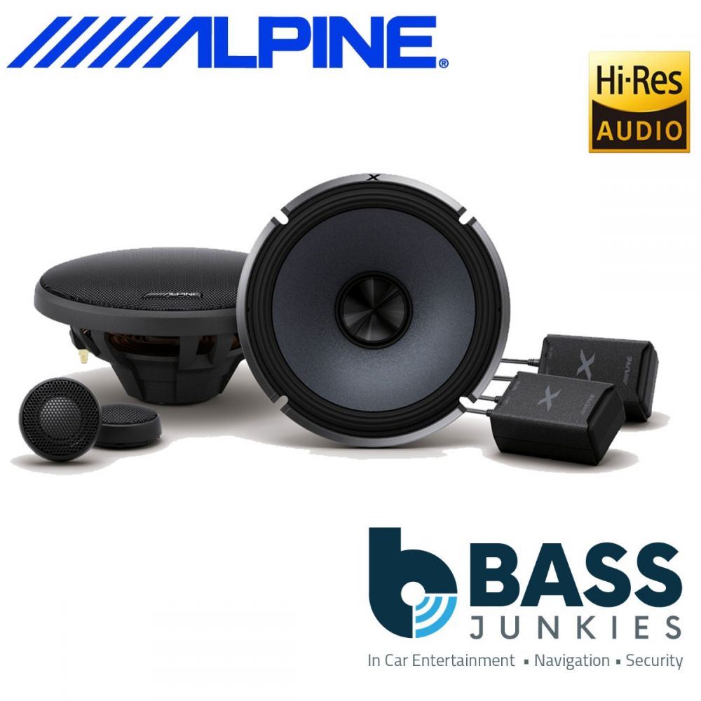 Alpine X-Series X-S65C 6.5" 16.5cm 2 Way 360W Component Car Speakers