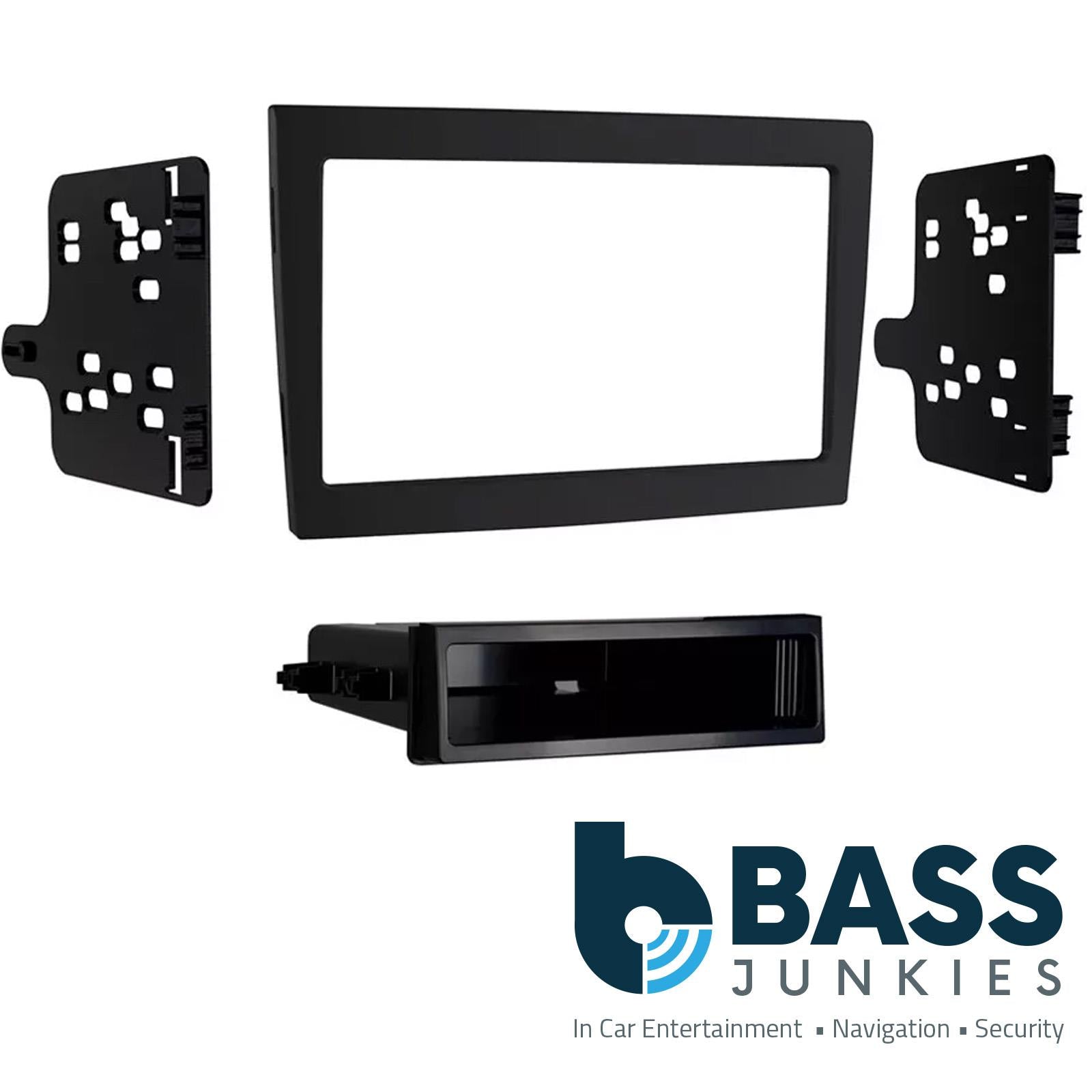Porsche Cayman (987.2) 2009-2013 Single/Double DIN BLACK Car Stereo Fascia Panel