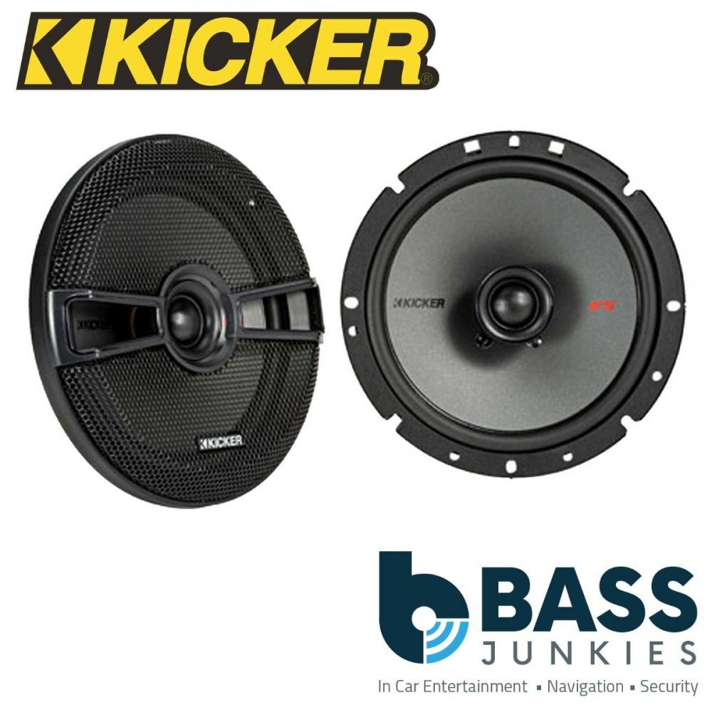 Kicker KSC6704 - 6.75" 170mm 200 Watts 2 Way Coaxial Car Front Rear Door Speakers