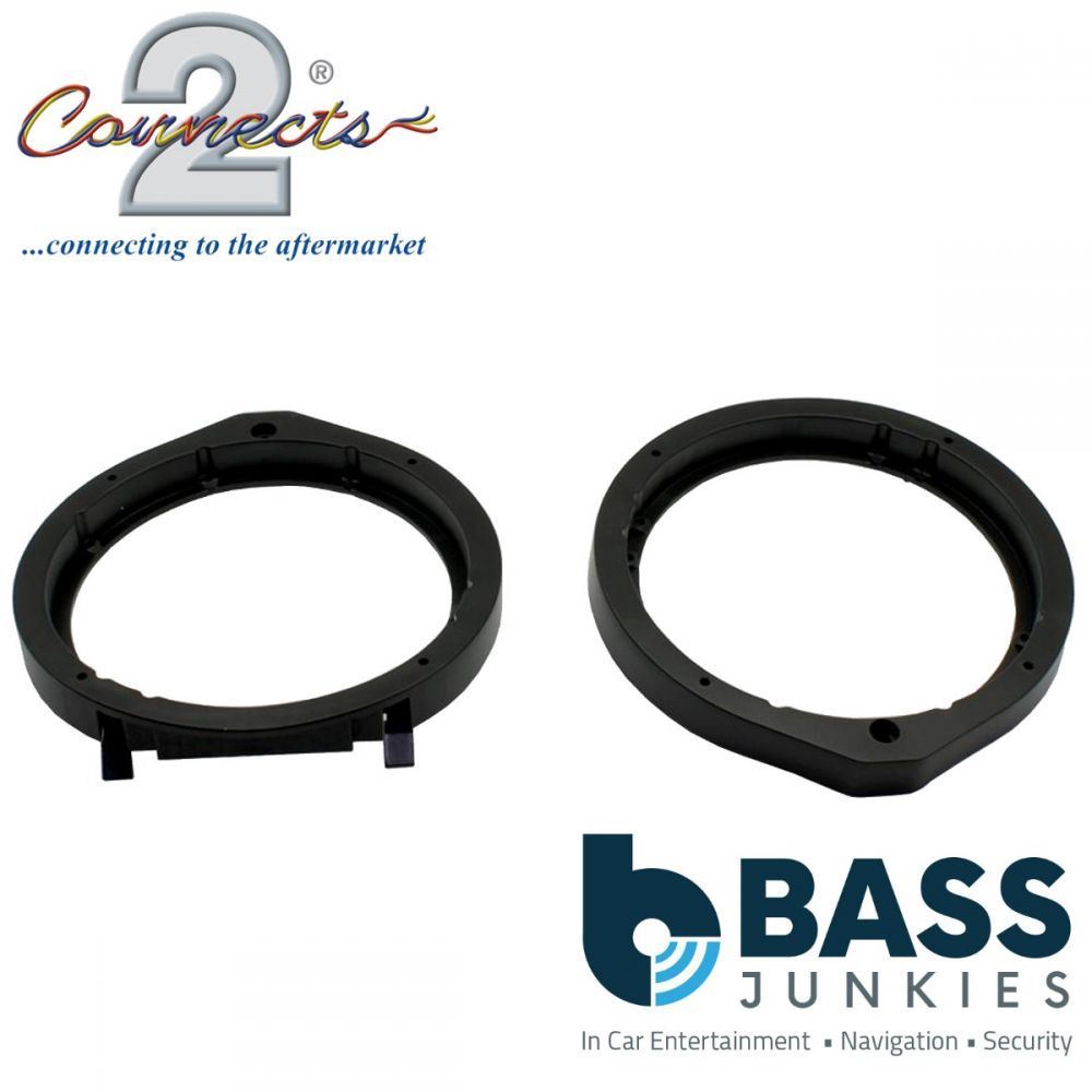 Connects2 CT25HD05 - Honda Accord Civic Crosstour 165mm 6.5" Front Door Car Speaker Adapter Brackets