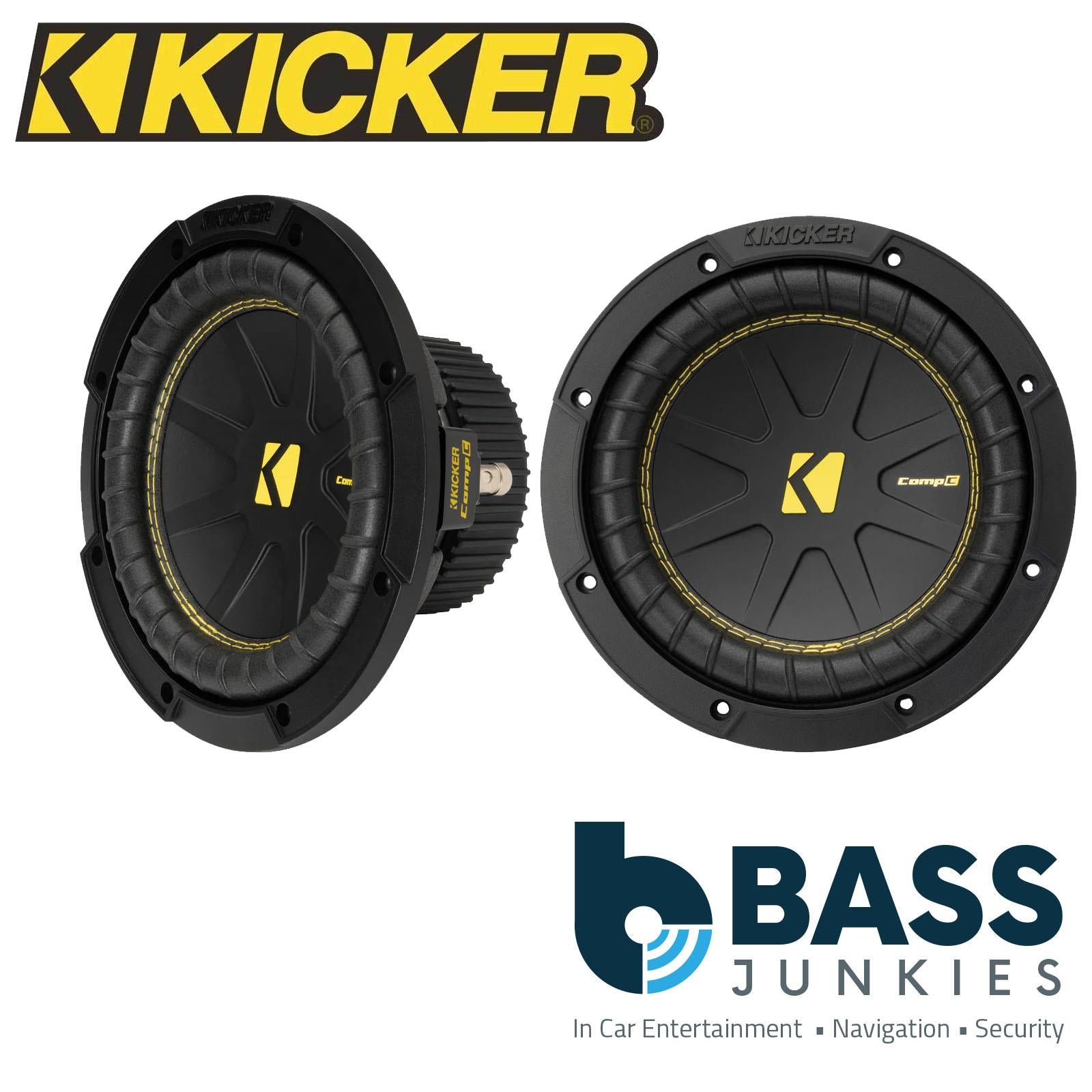 KICKER KA50CWCS84 8 Inch 4 Ohm 400W Single Voice Coil Car Audio Subwoofer