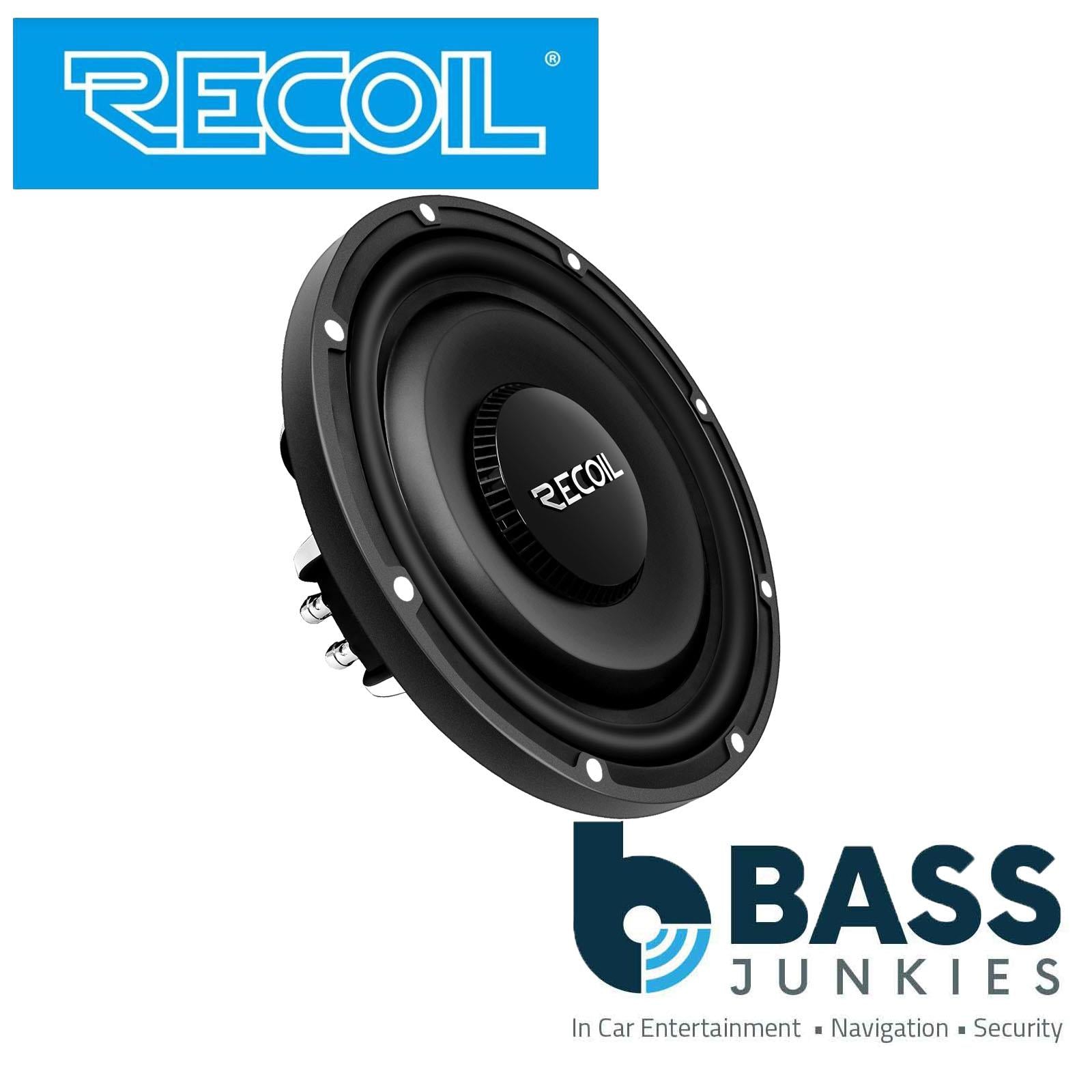 Recoil SXS12D2 - 800 Watts 12" Ultra Slim Shallow Dual 2 Ohm Car Sub Subwoofer