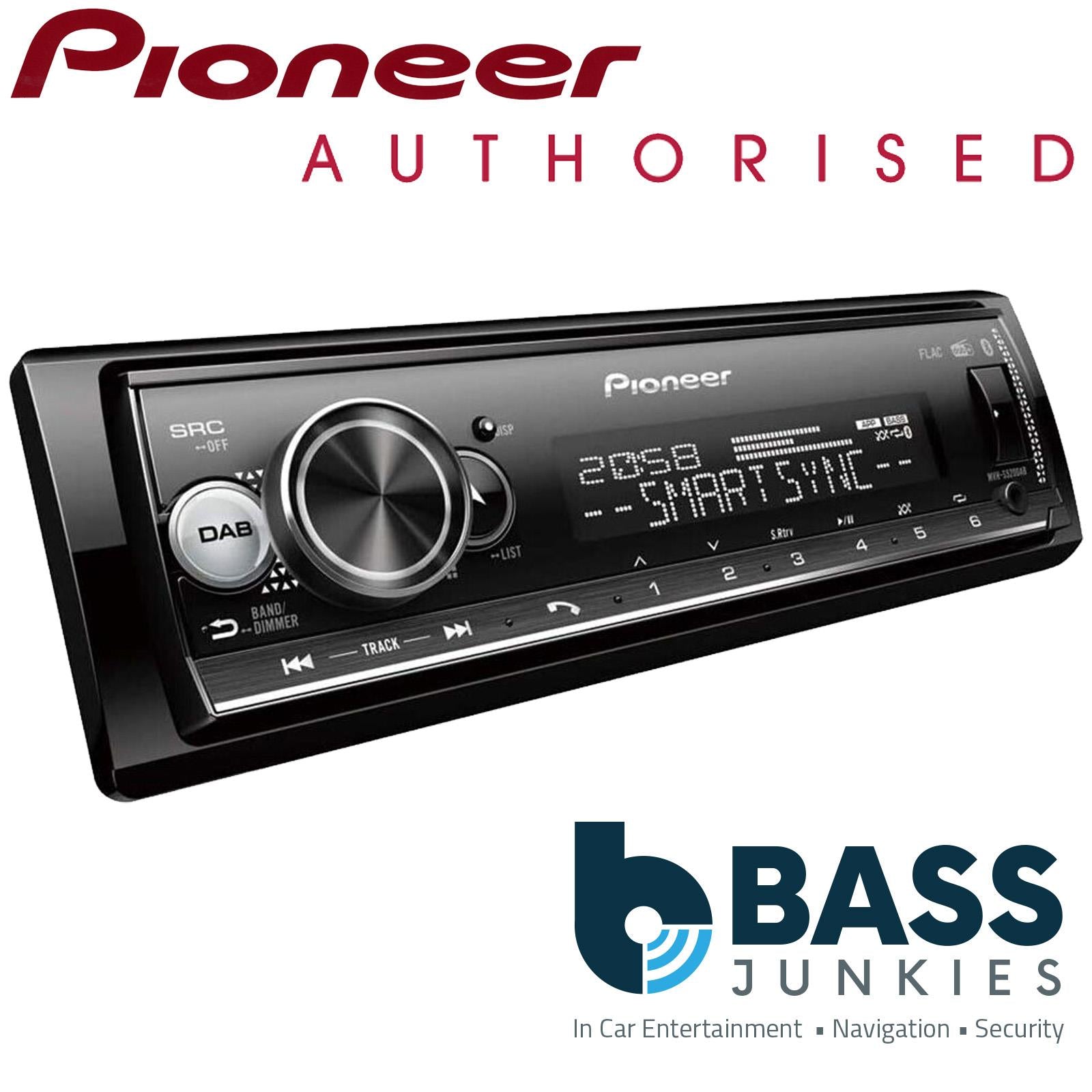 Pioneer MVH-S520DAB Mechless DAB Bluetooth USB Android iPhone Car Stereo Player