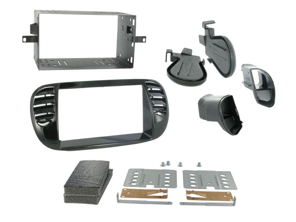 Connects2 CT23FT13 Fiat 500 2007 - 2015 Car Stereo Double Din Fascia Panel & Cage Kit