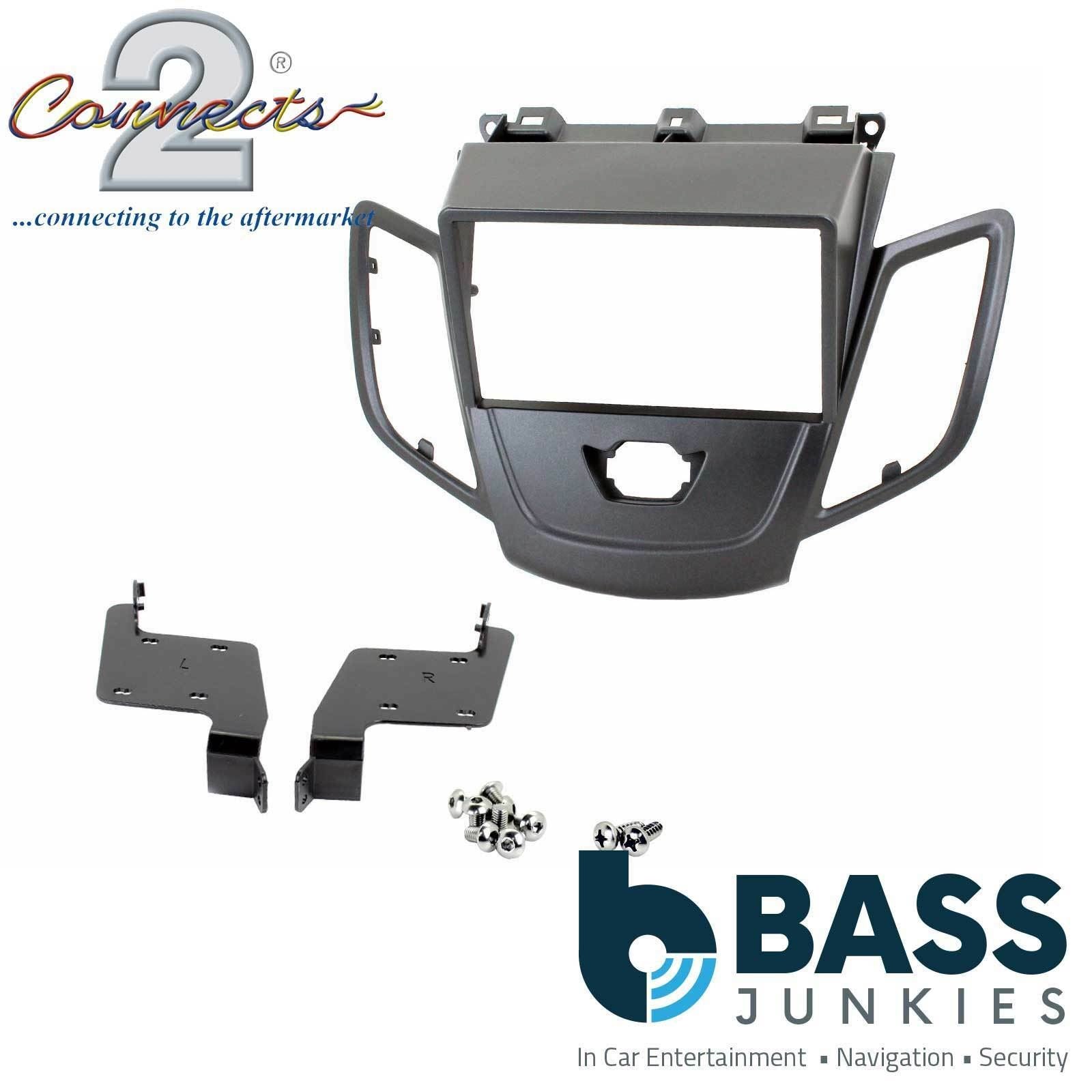 Connects2 CT23FD15 Ford Fiesta 2008 Onwards Car Stereo Double Din Fascia Panel & Cage Kit