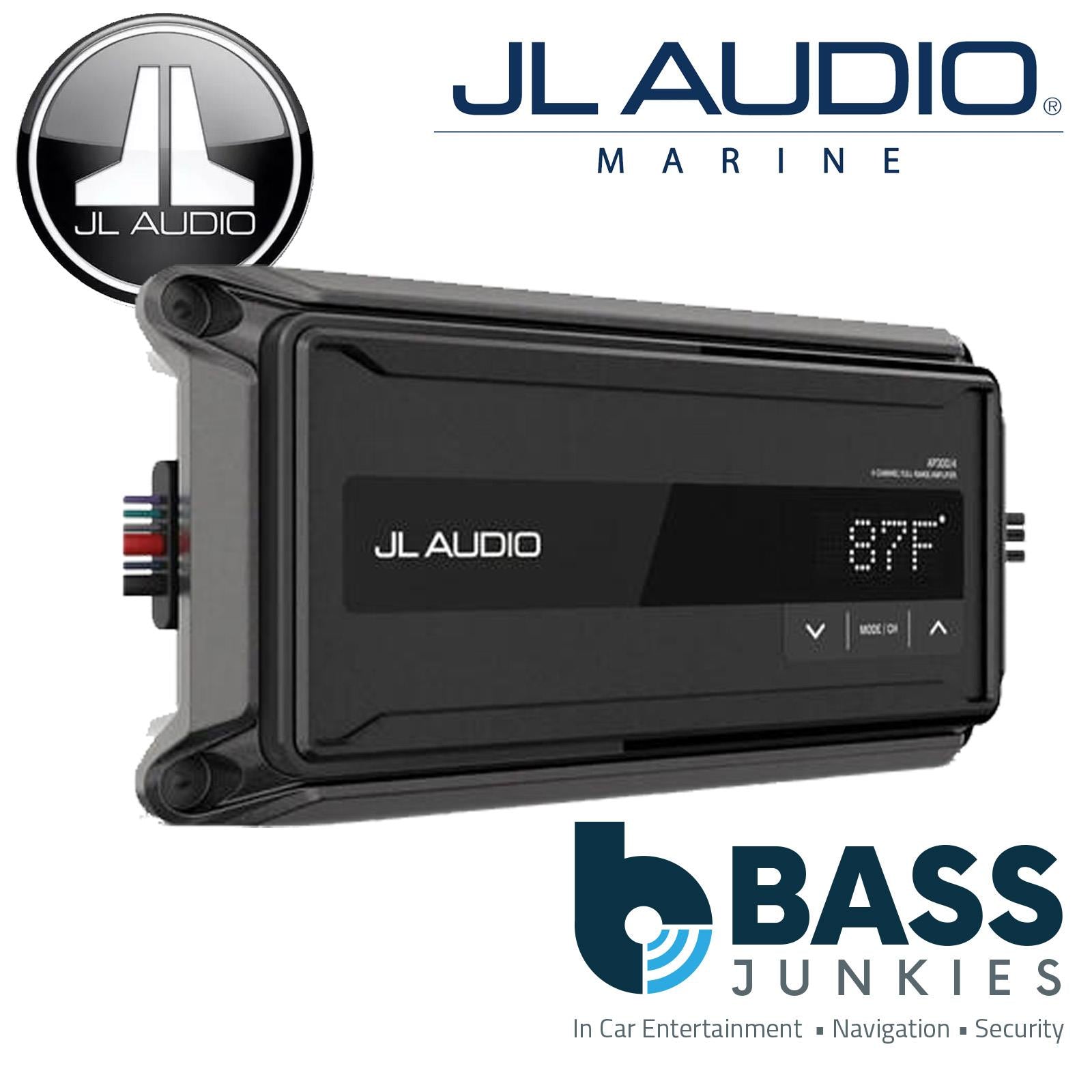 JL Audio AP300/4 - 300 Watts RMS Compact 4 Channel Car or Marine Class-D Amplifier