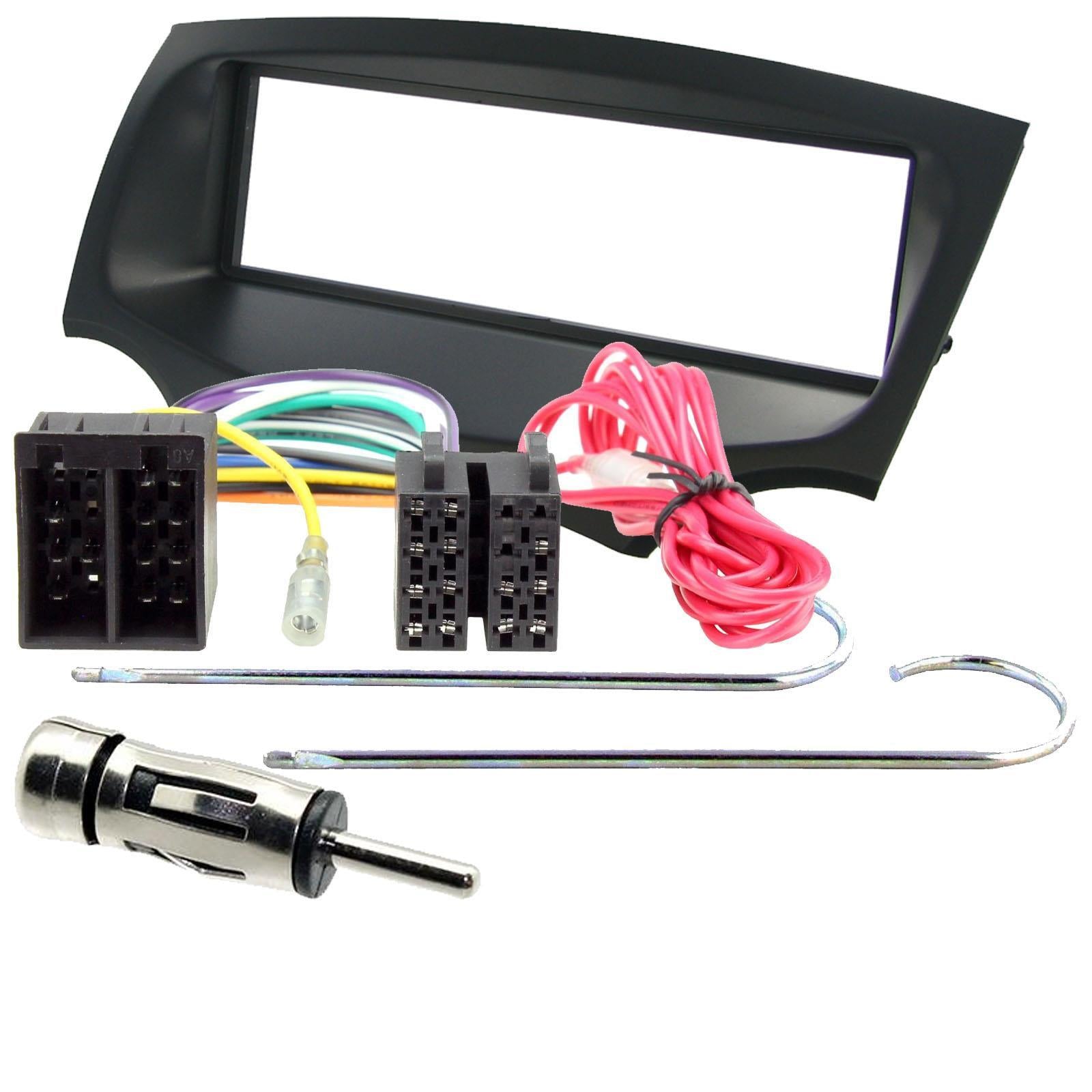 Connects2 CT24FD30 - Ford KA 2009 On MK2 BLACK Single DIN Car Stereo Fascia Panel & Full Fitting Kit