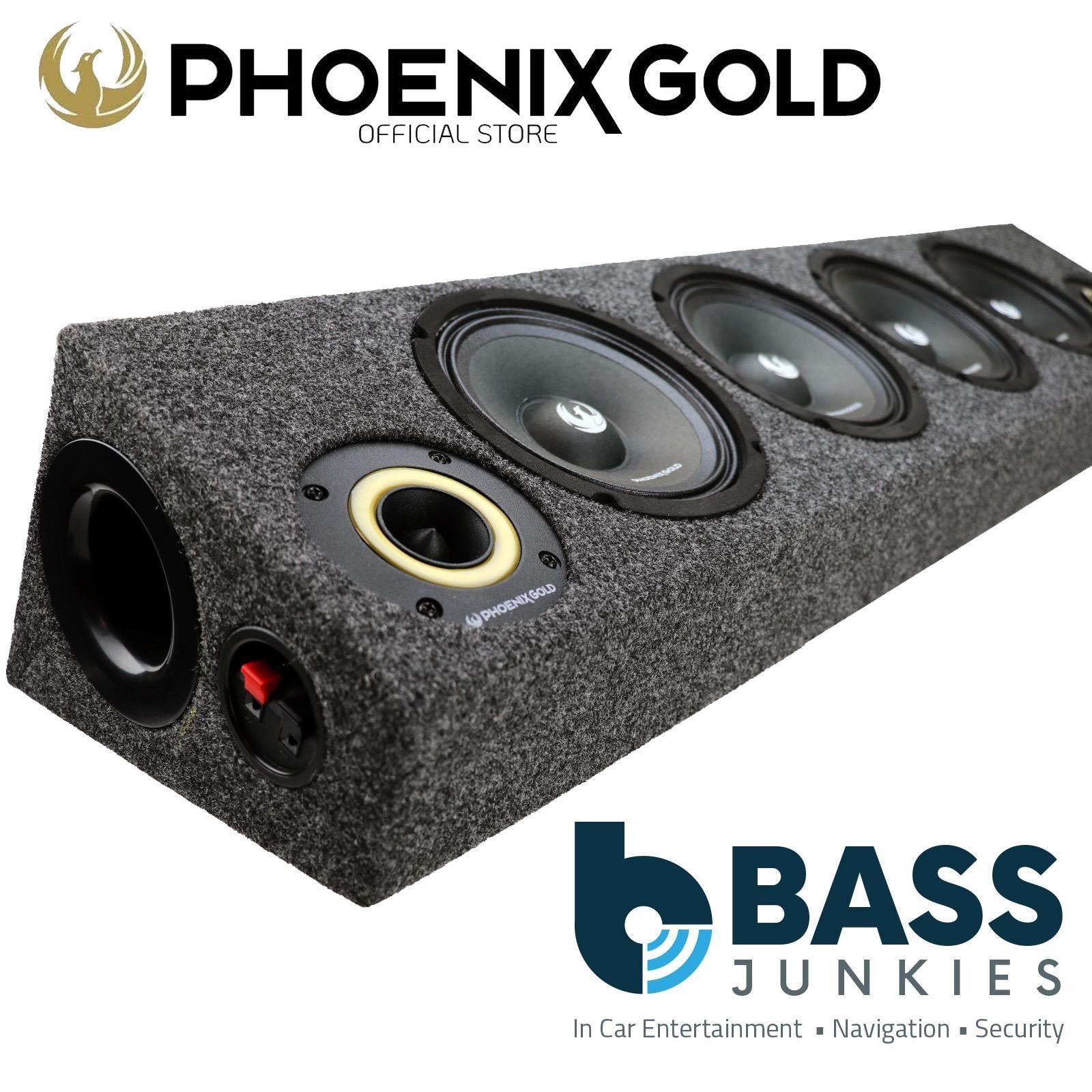 Phoenix Gold ZP65BOX 1700 Watts 4 x 6.5" Midbass & 2 x 3.6" Tweeter Sub Bass Box
