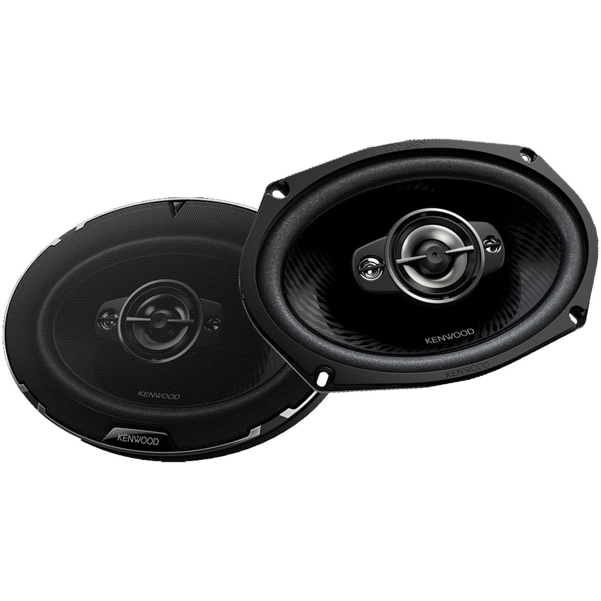 Kenwood KFC-PS6987 - 6x9 1340 Watts 4-Way Car Speakers with Black MDF Boxes Pair