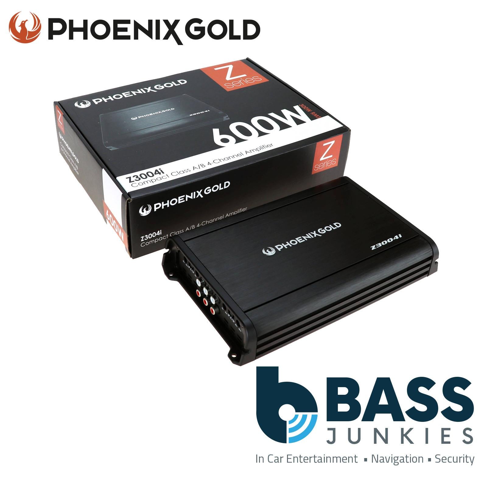 Phoenix Gold Z3004 4x75W RMS 4 Ohm 2x180W Car Audio Amplifier
