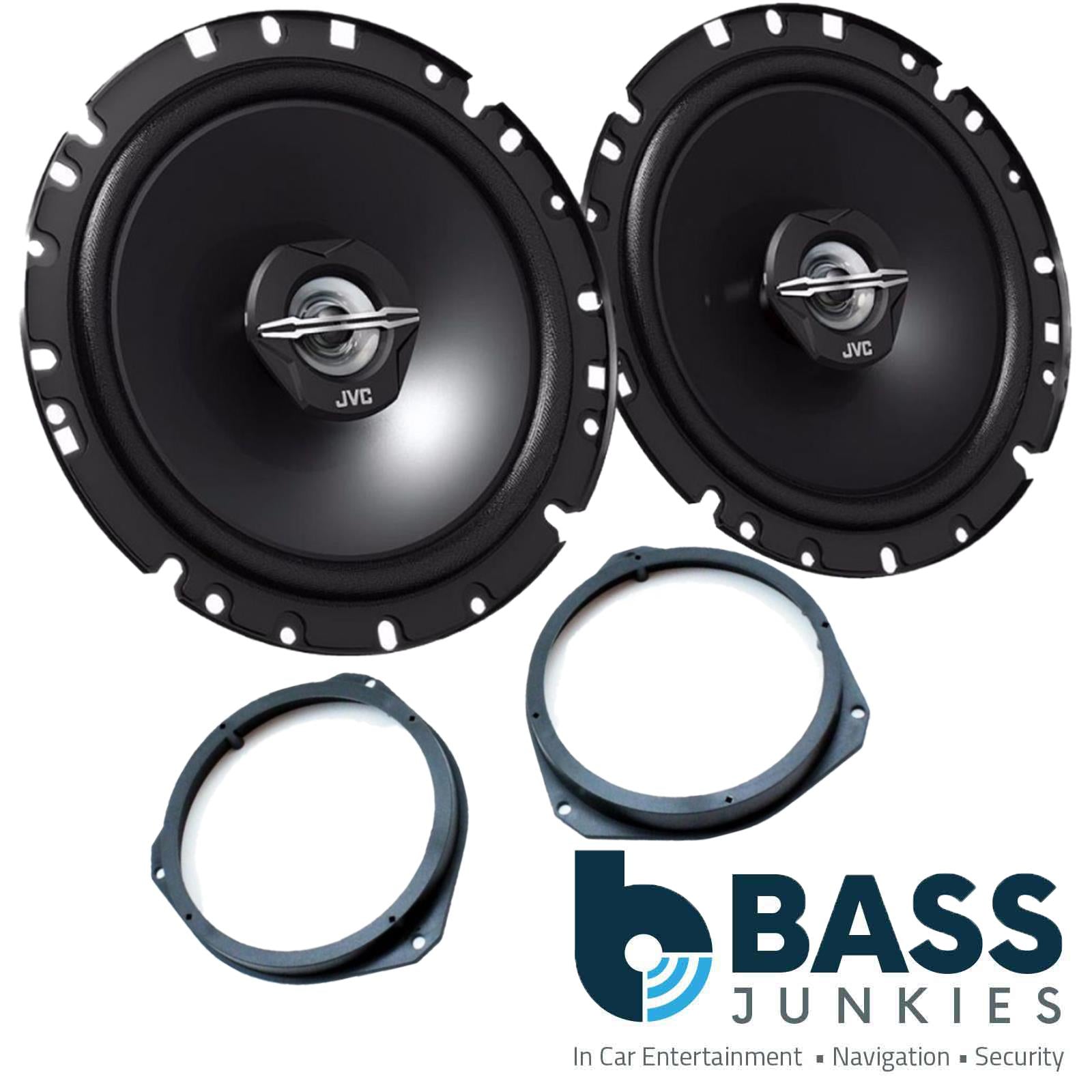 Alfa Romeo Mito 08-14 JVC 17cm 6.3/4 Inch 600 Watts 2Way Front Door Car Speakers