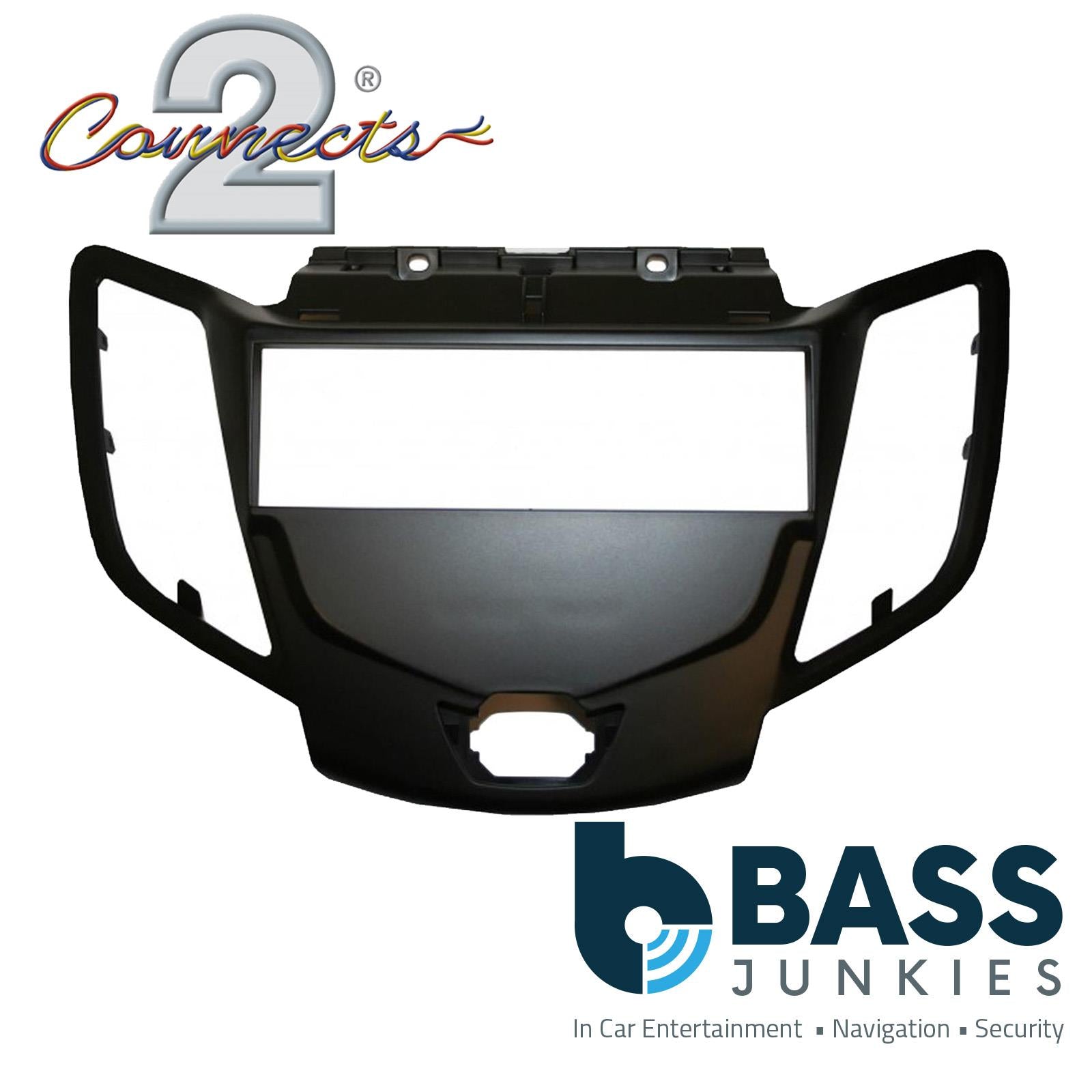 Connects2 CT24FD73 - Ford Fiesta MK7 2008-2017 Single Din Car Stereo Radio Black Fascia Panel