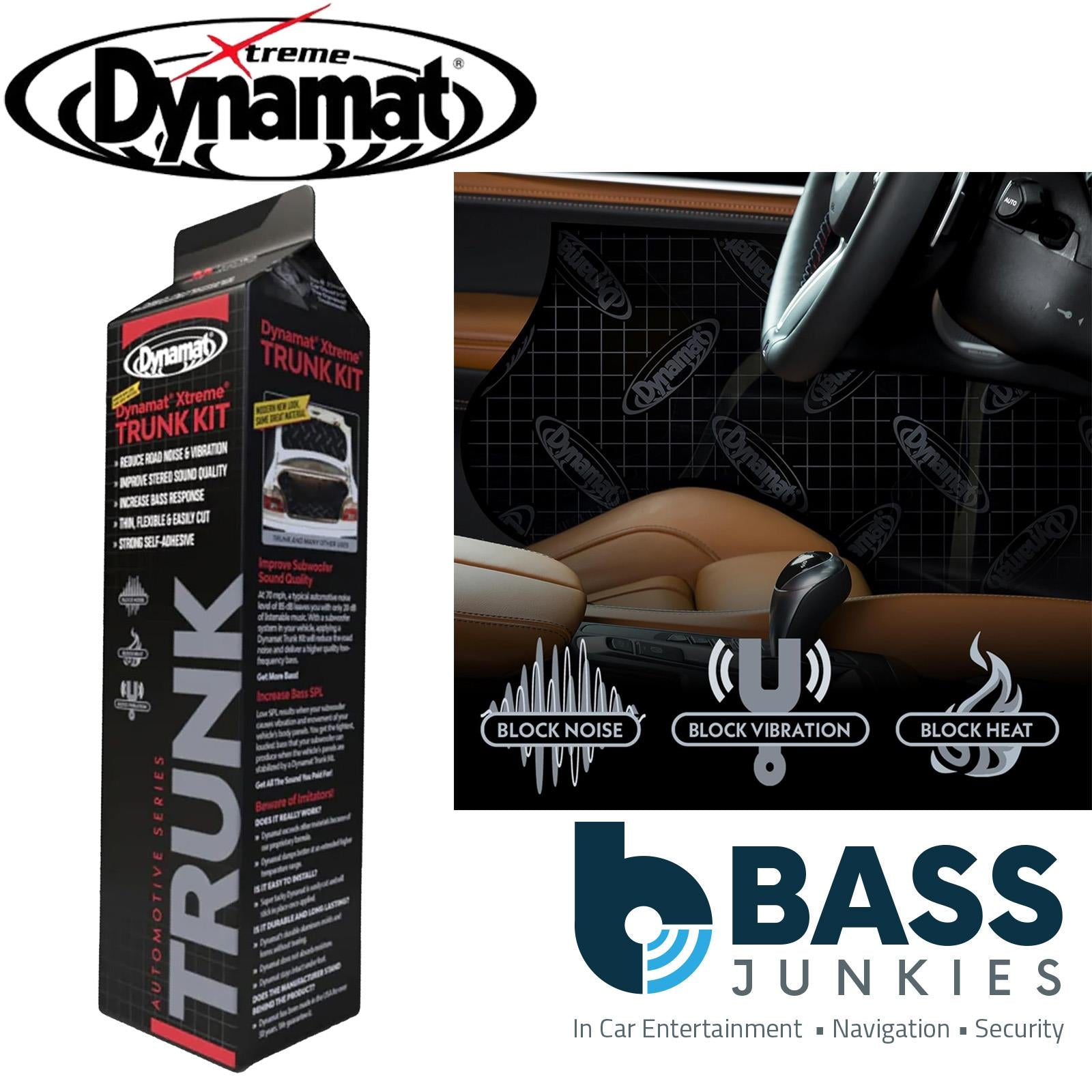 Dynamat DYN19405 - Xtreme Trunk Kit 20 sq.ft 18" x 32" x 5 Sheets Car Sound Deadening Mat