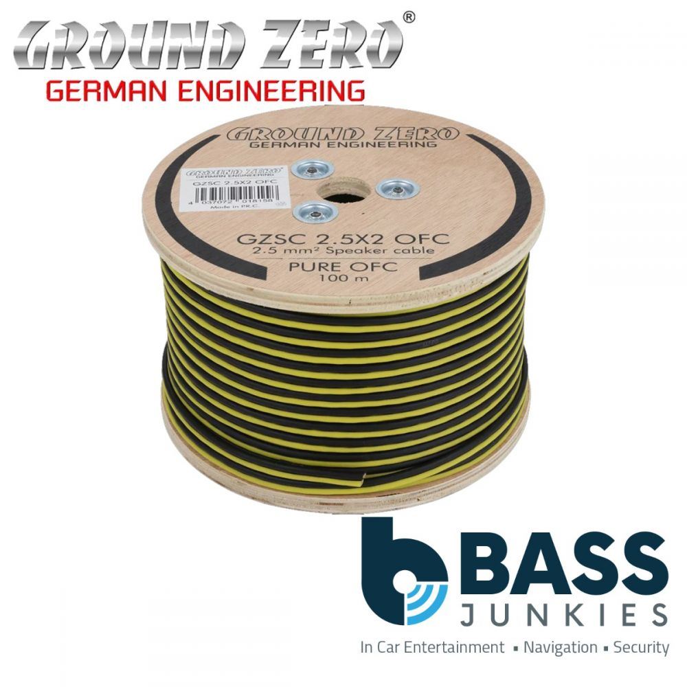 Ground Zero GZSC 2.5X2 OFC 2x2.50mm² OFC Car Speaker Wire