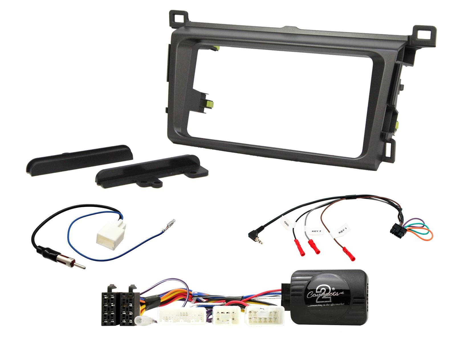 Connects2 CTKTY07 - Toyota RAV4 2013 Onwards Double Din Fascia Installation Kit