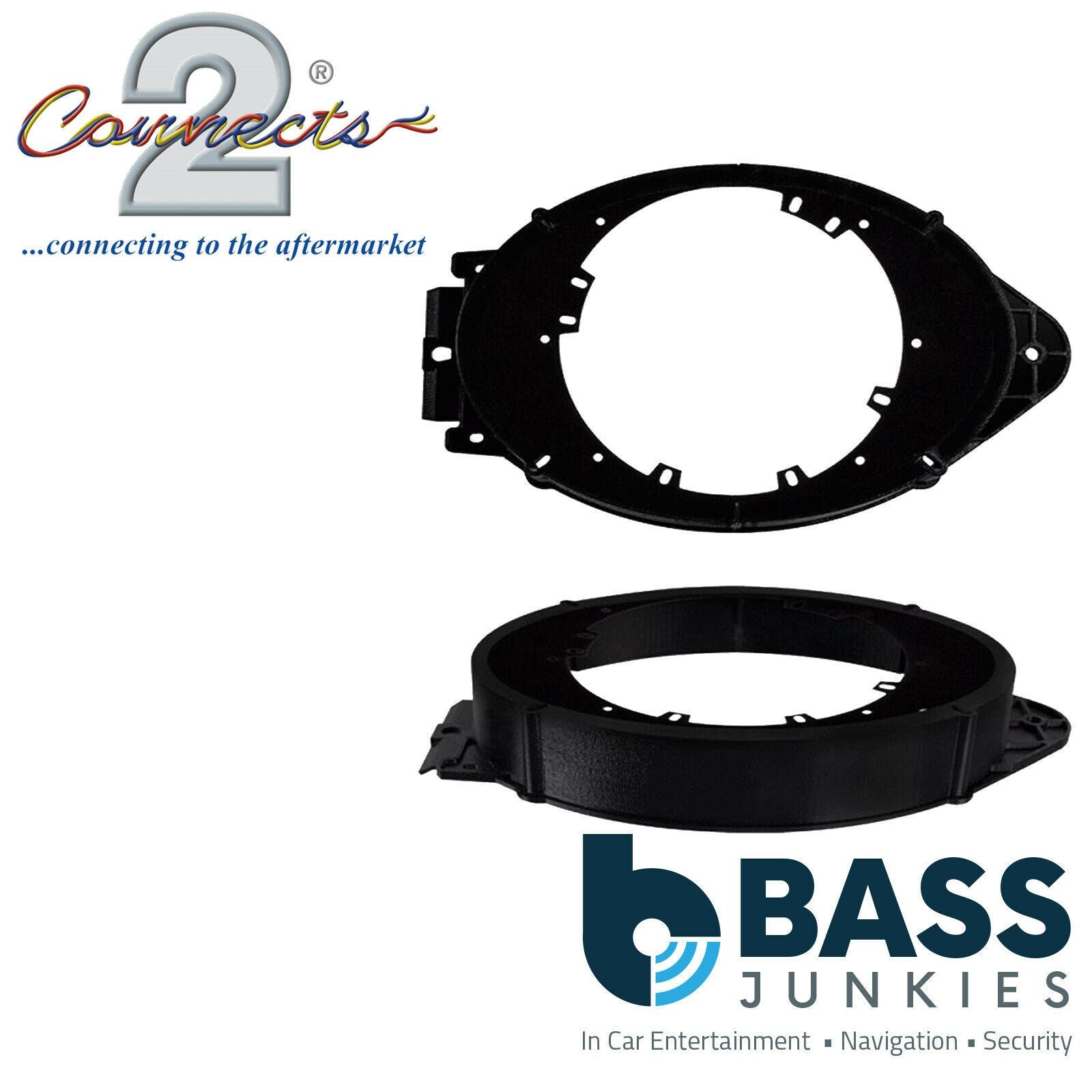 Connects2 CT25GM03 GMC Sierra 120mm-172mm 6-6.75" Car Speaker Adapter Brackets