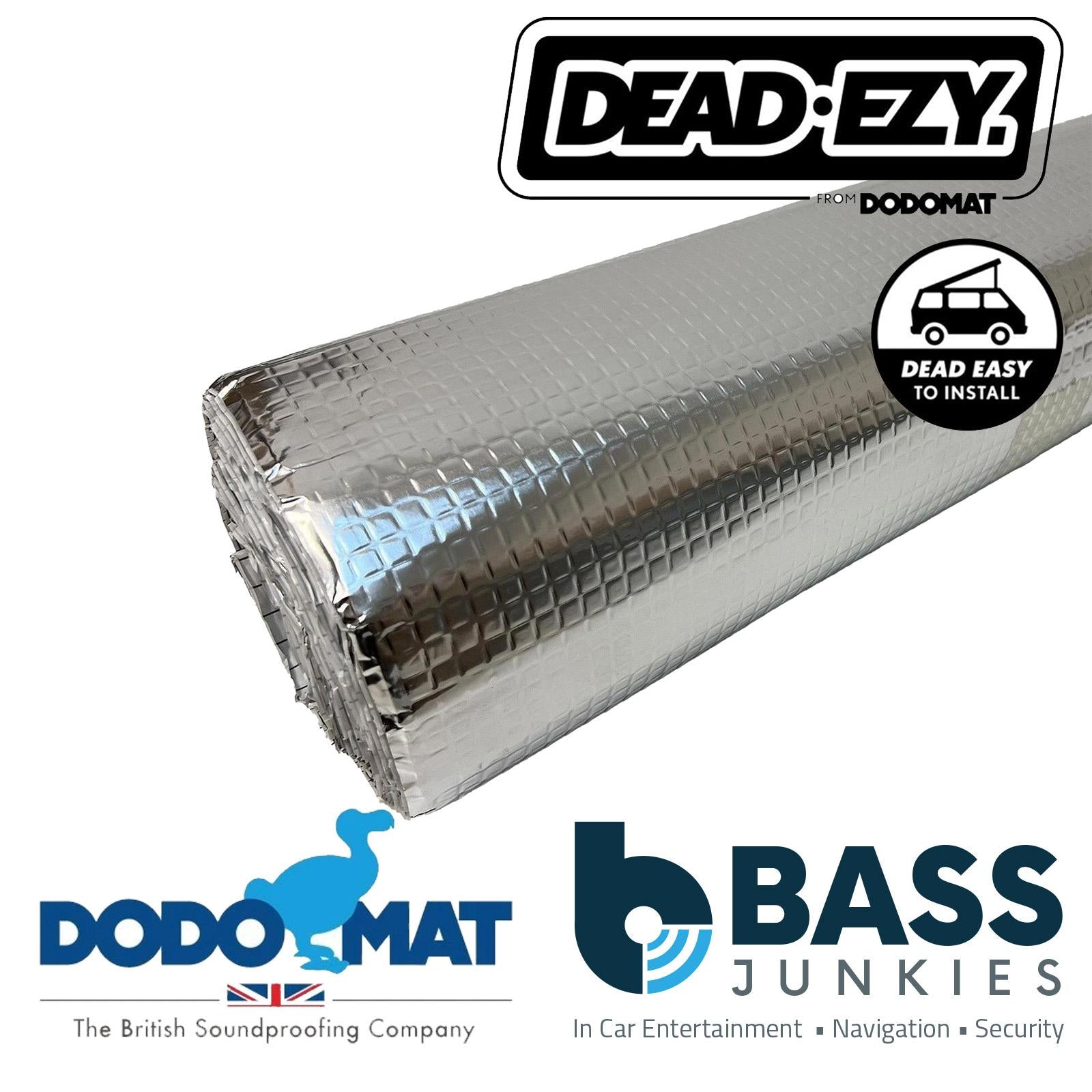 Dodo Mat DEAD-EZY Roll - 5m Roll (2.5sq.m) Sound Deadening Vibration Proofing Mat