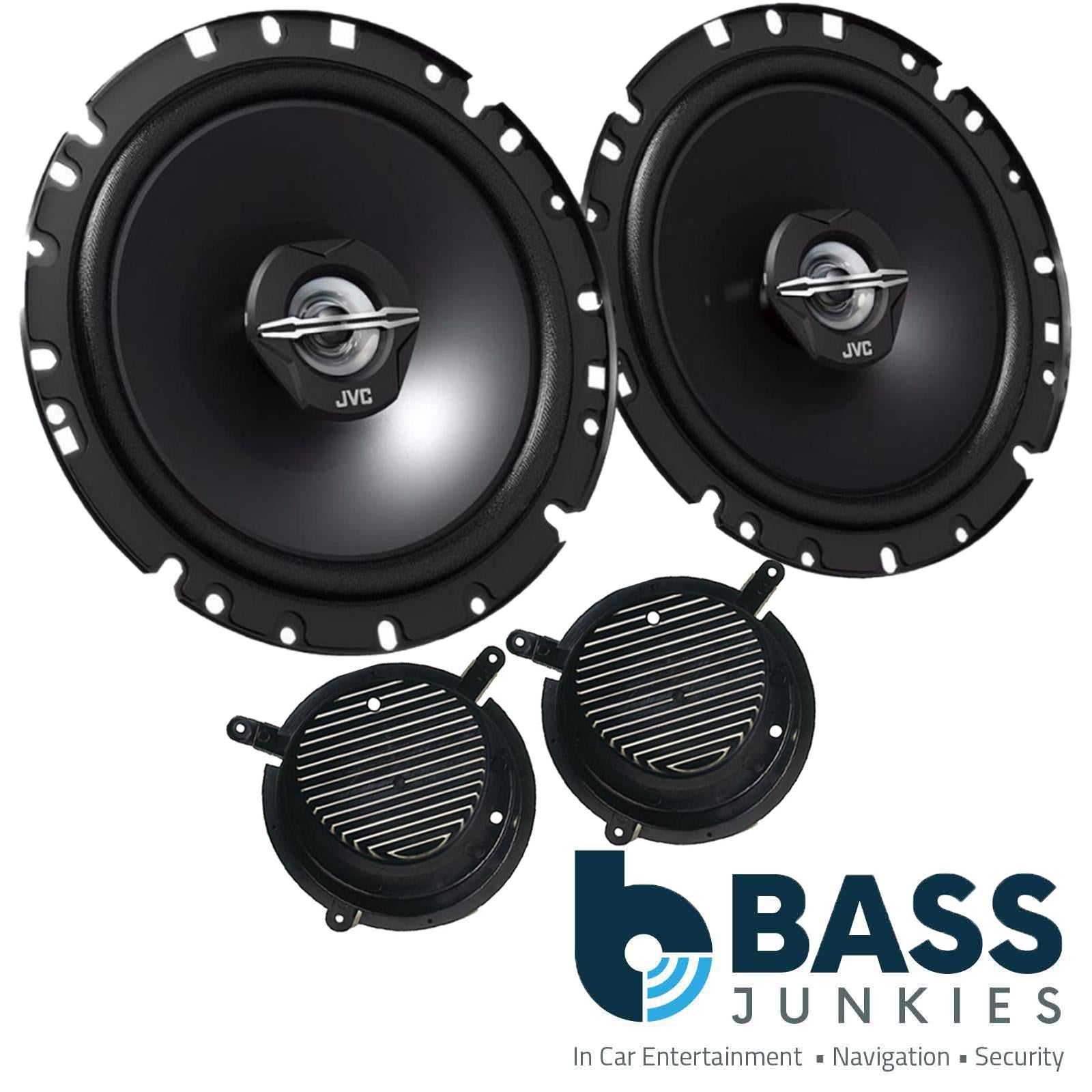 Mercedes SLK R170 1996-2004 JVC 6.5 Inch 600 Watts 2 Way Front Door Car Speakers