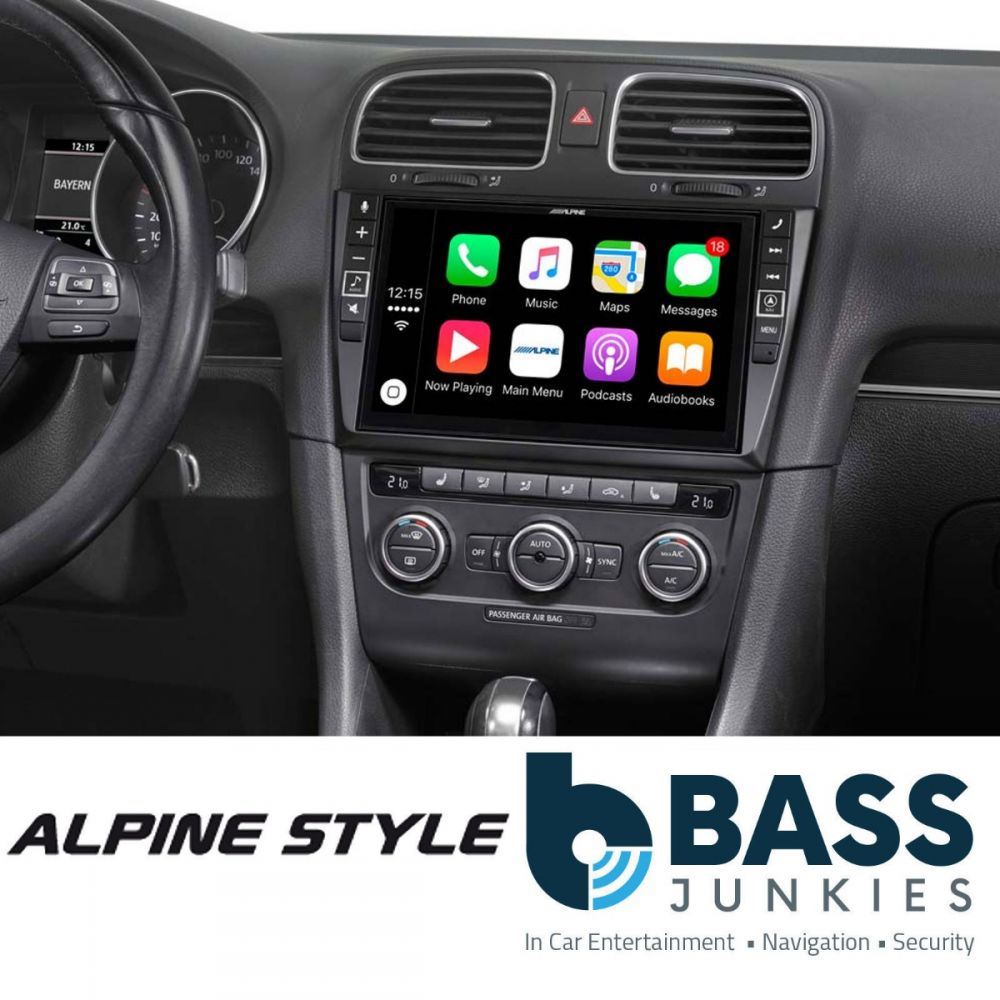 Alpine i902D-G6 Volkswagen Golf MK6 9" Bluetooth DAB Carplay Android Auto Stereo Screen