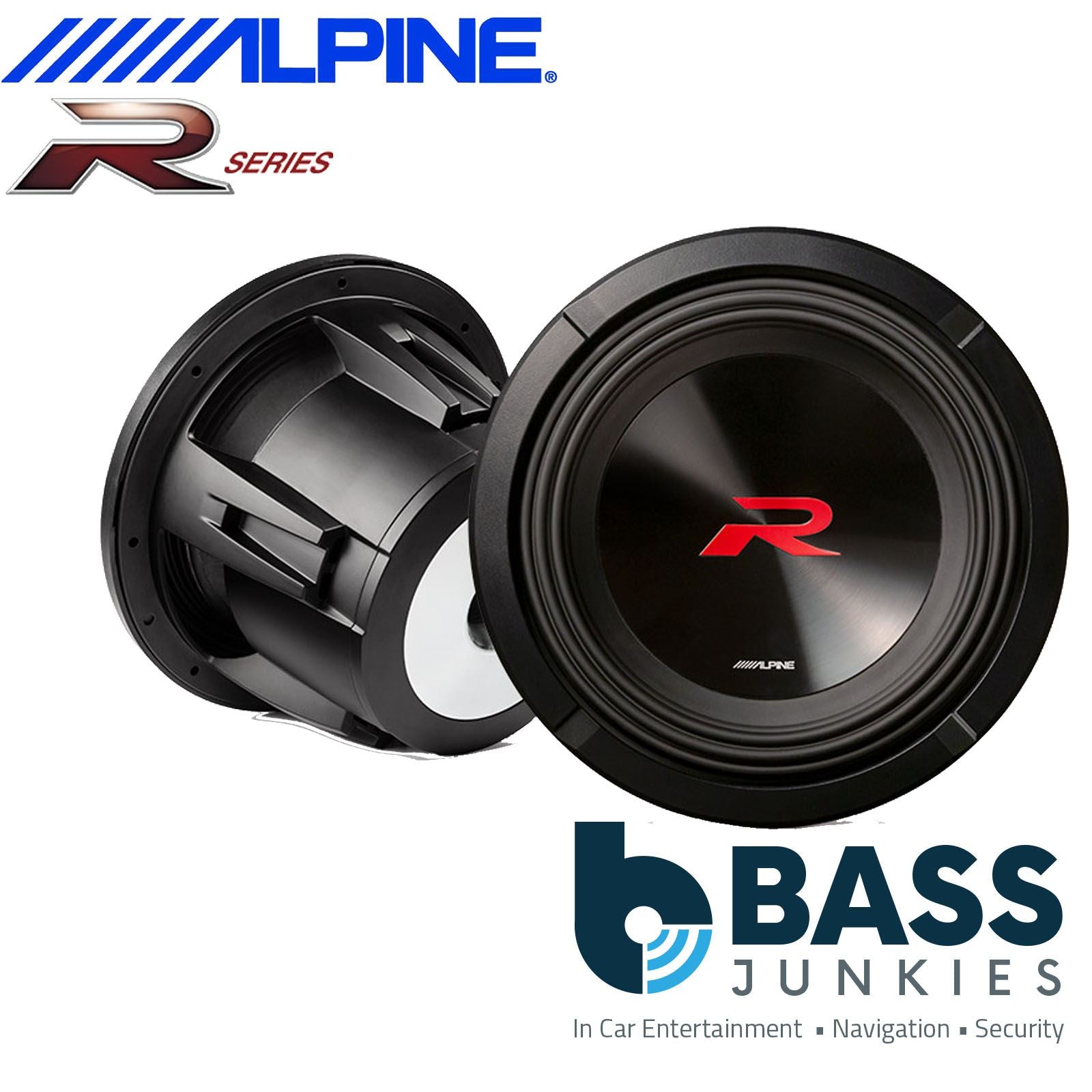 Alpine R2-W10D4 - 2250 Watts 10" inch 25cm 750 W @ 4 Ohm Car Sub Subwoofer
