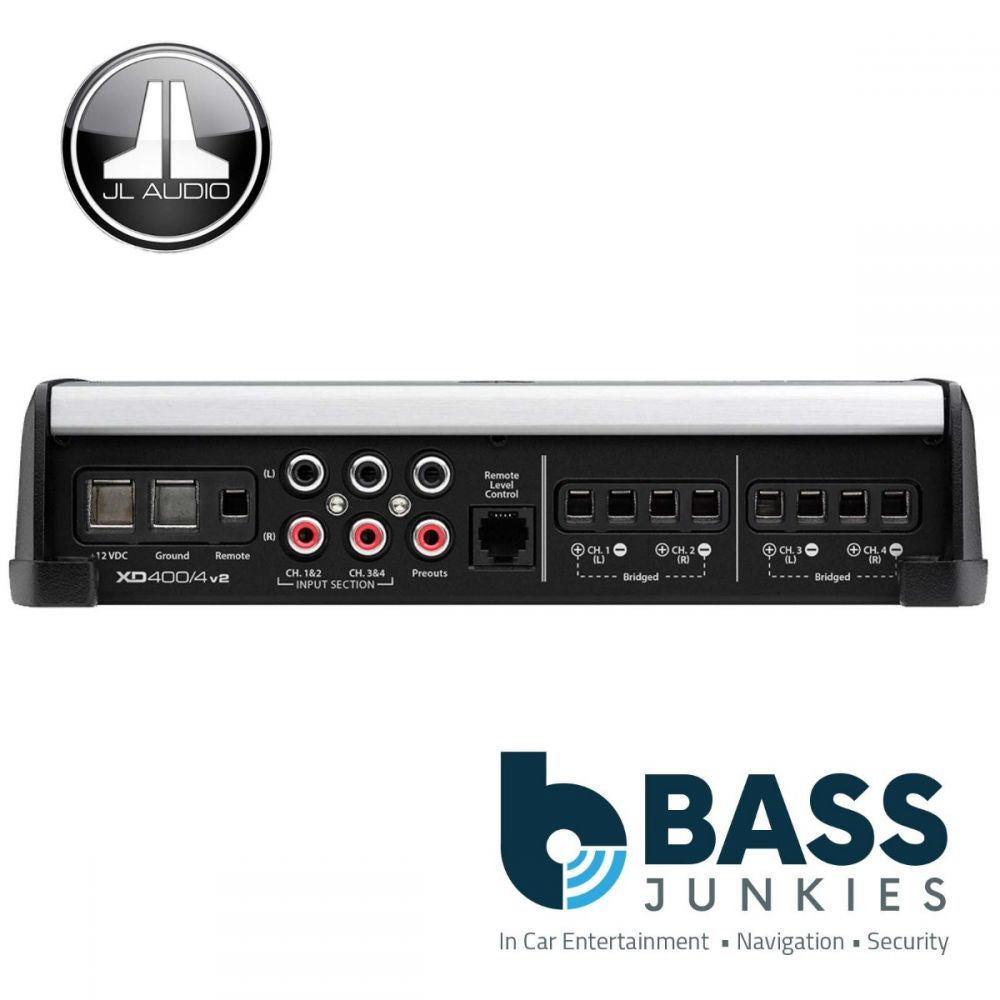 JL Audio XD400/4V2 - XDv2 400 Watts 4 Channel Class D Full Range Car Amp Amplifier