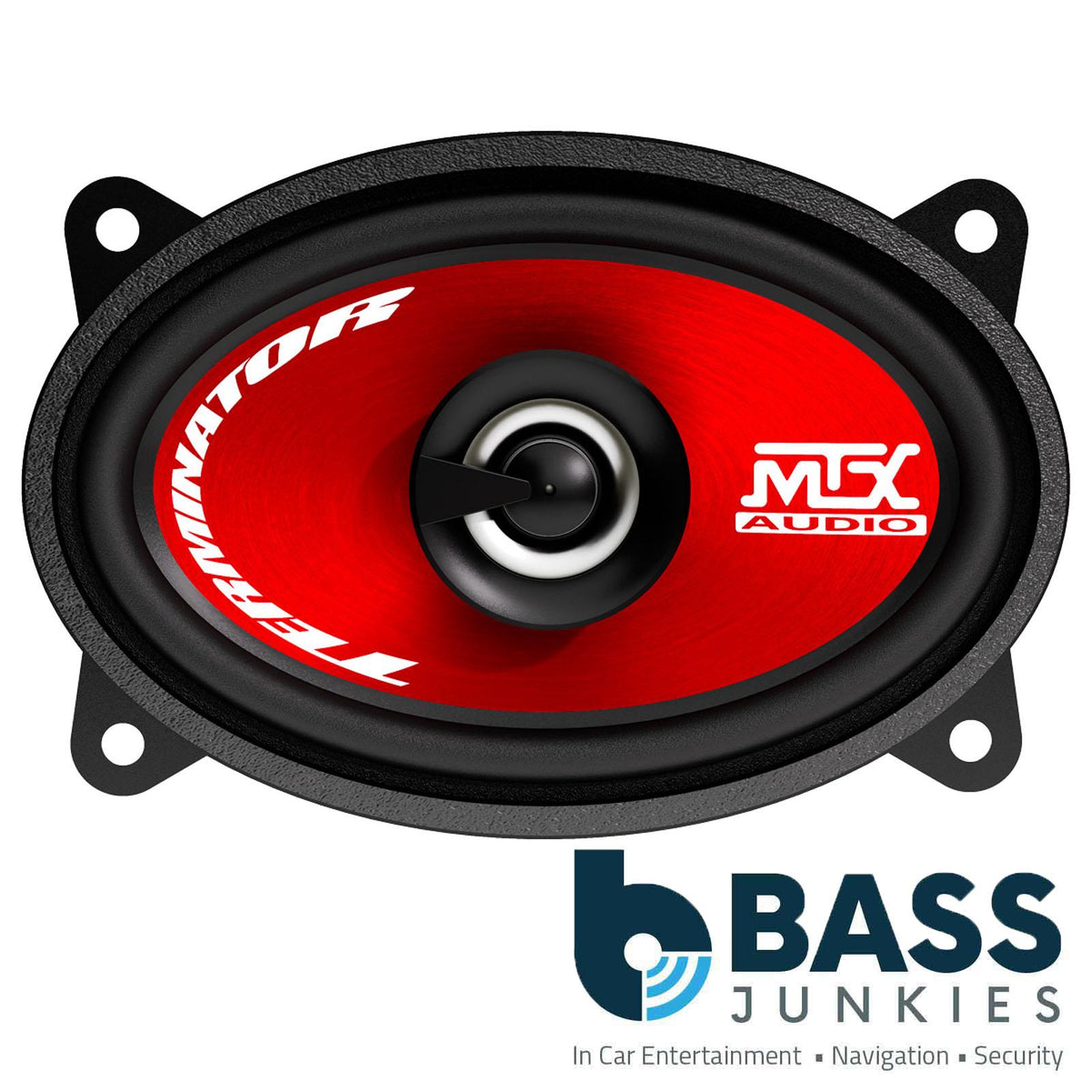 MTX TR46C - 4"x6" 45 Watts RMS 620 Watts Max 2-Way Coaxial Car Door Speakers
