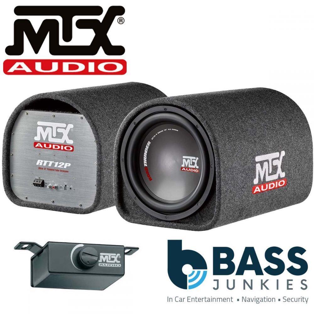 MTX RT12P 660 Watts 12" Active Amplified Sub Subwoofer Enclosure Box Car Bass Tube