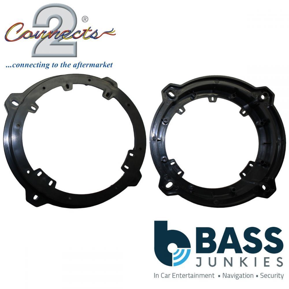 Connects2 CT25HY03 - Hyundai i30 Tucson 150 170mm 6.5" Front or Rear Car Speaker Adapter Brackets