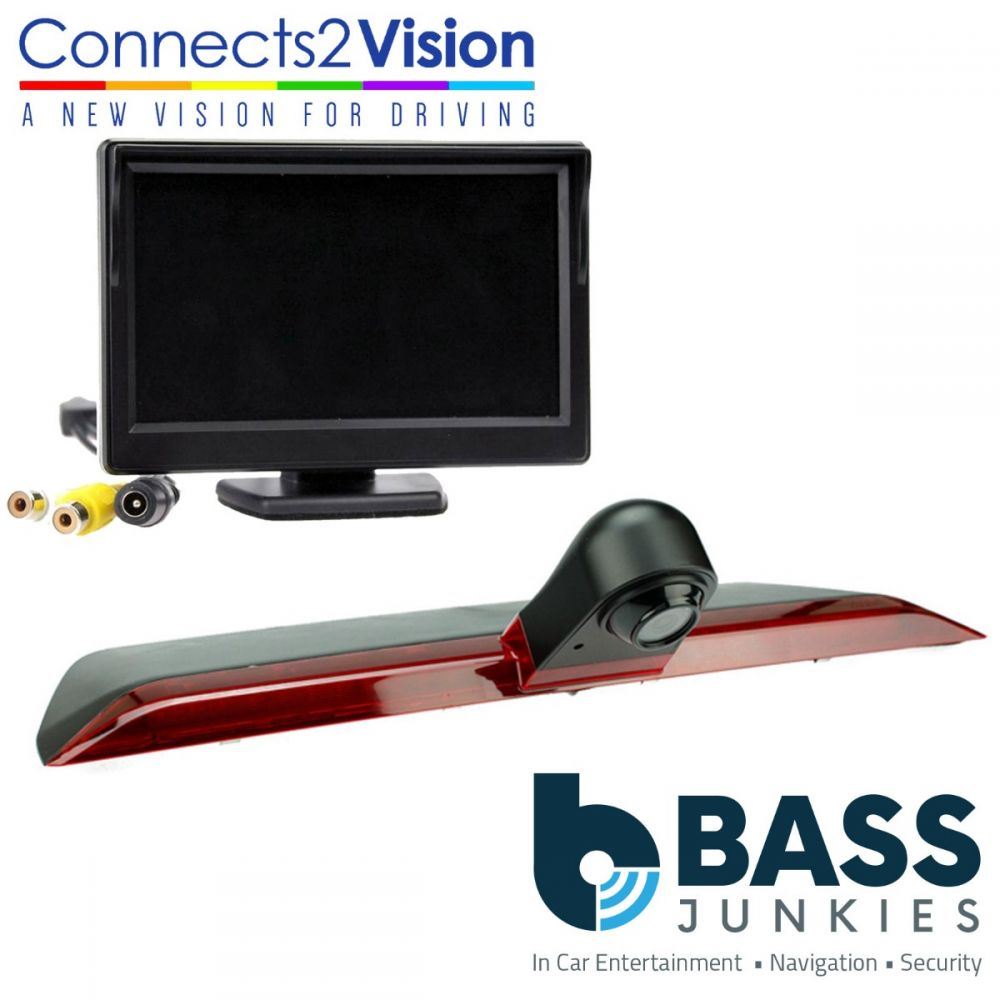 Volkswagen Crafter 2017 Onwards Van Brake Light Reversing Camera & 5" Screen Kit