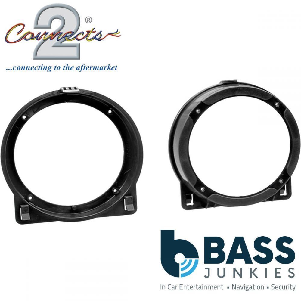 Connects2 CT25HD03 - Honda Civic 2001 - 2006 130mm 5.25" Front Door Car Speaker Adapter Brackets