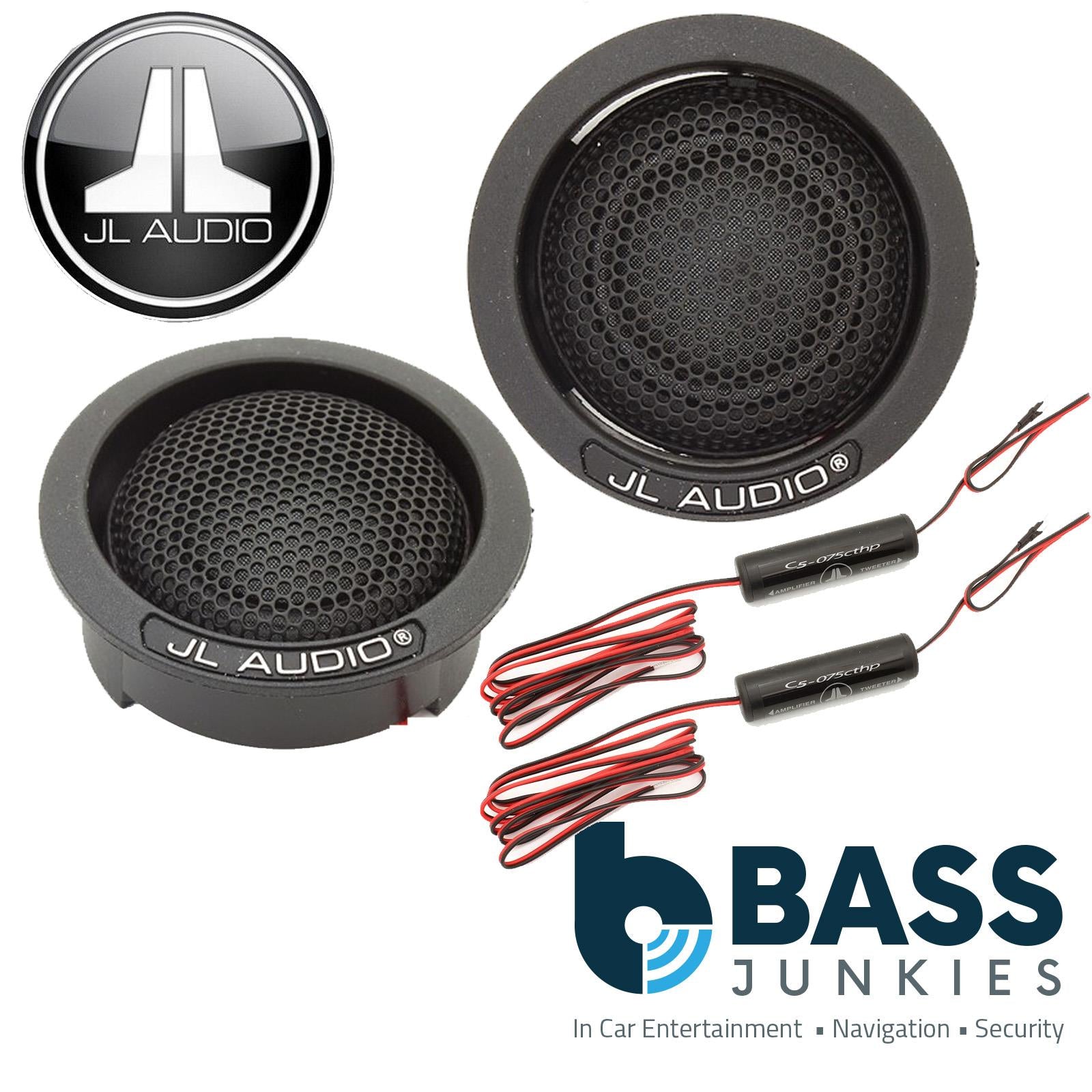 JL Audio C5-075CT - C5 0.75" Inch (19mm) 225 Watts Car Dash Silk Dome Component Tweeter Pair