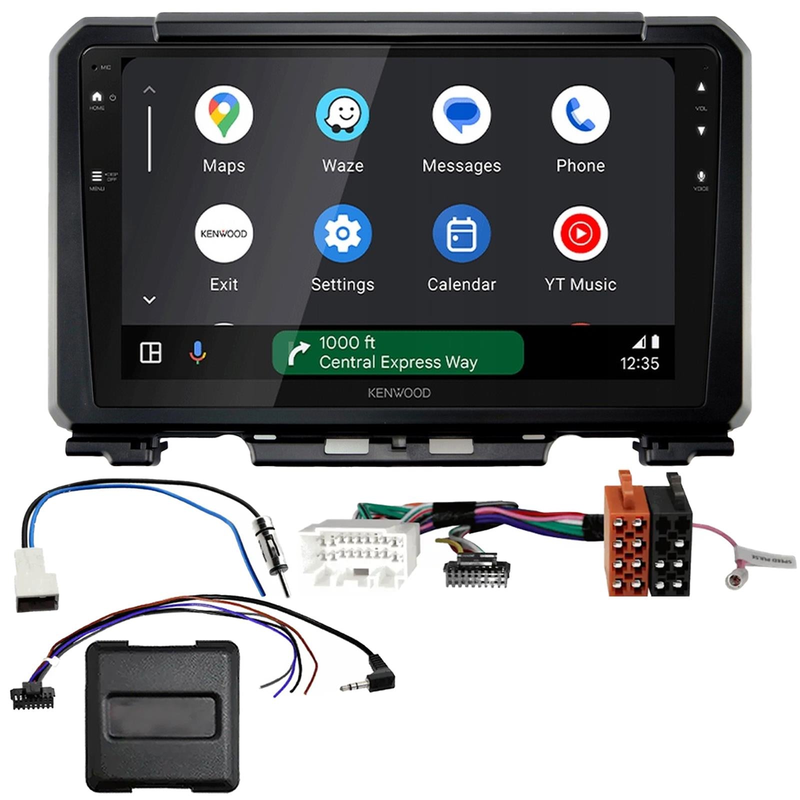 Kenwood 9" CarPlay Android Car Stereo Fitting Kit For Suzuki Jimny 2019 Onwards