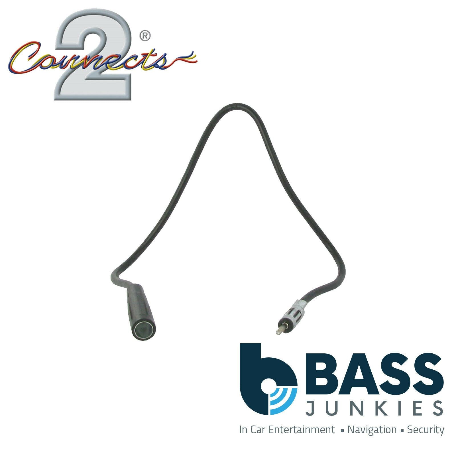 Connects2 CT27UV05 - Car Universal Antenna Extension Lead 50cm Length