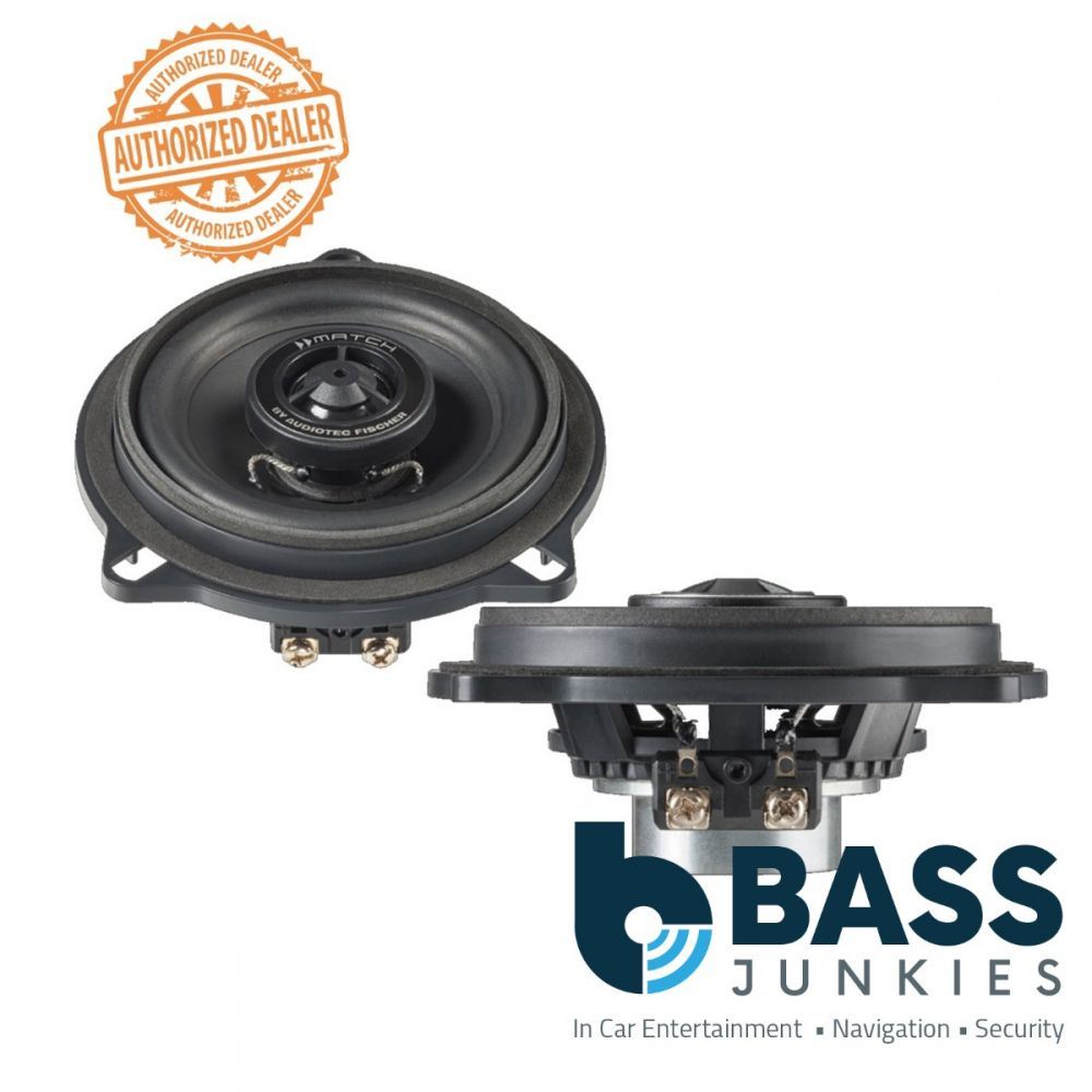 Match MS 4X-BMW.1 - BMW 4" 10cm 120 Watts 2 Way Coaxial Car Speakers