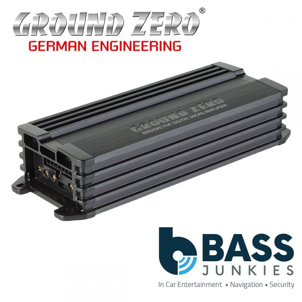 Ground Zero GZRA Micro ONE - Monoblock 400 Watts Micro Car Amp Amplifier
